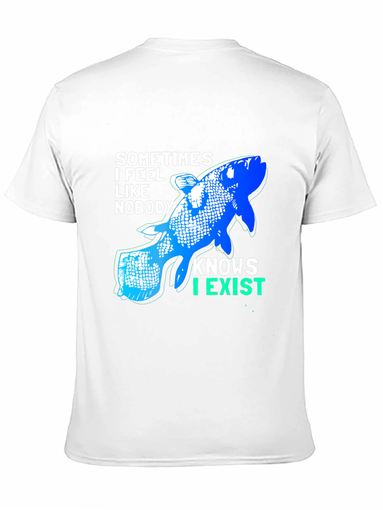 Coelacanth Existential T-Shirt - Black