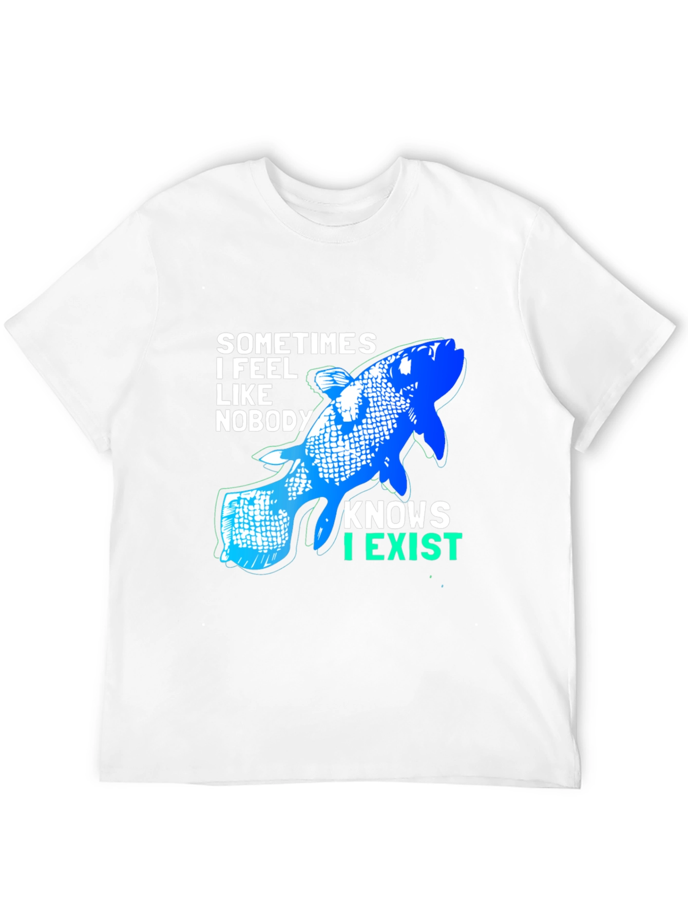 Coelacanth Existential T-Shirt - Black
