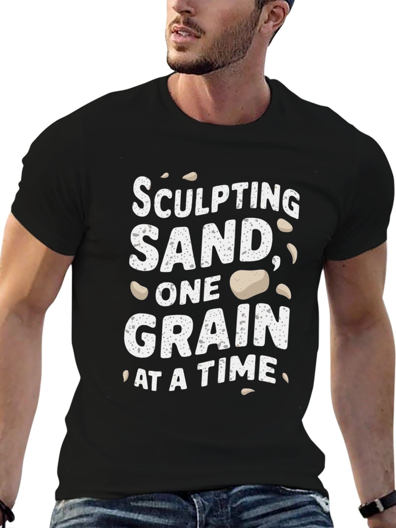 Sculpting Sand T-Shirt - Unique Graphic Tee