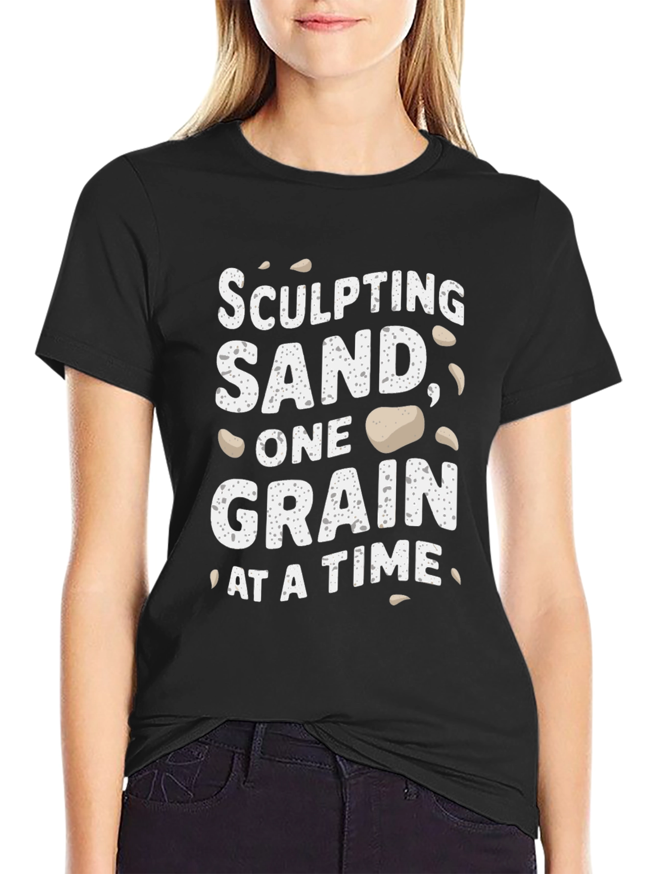 Sculpting Sand T-Shirt - Unique Graphic Tee