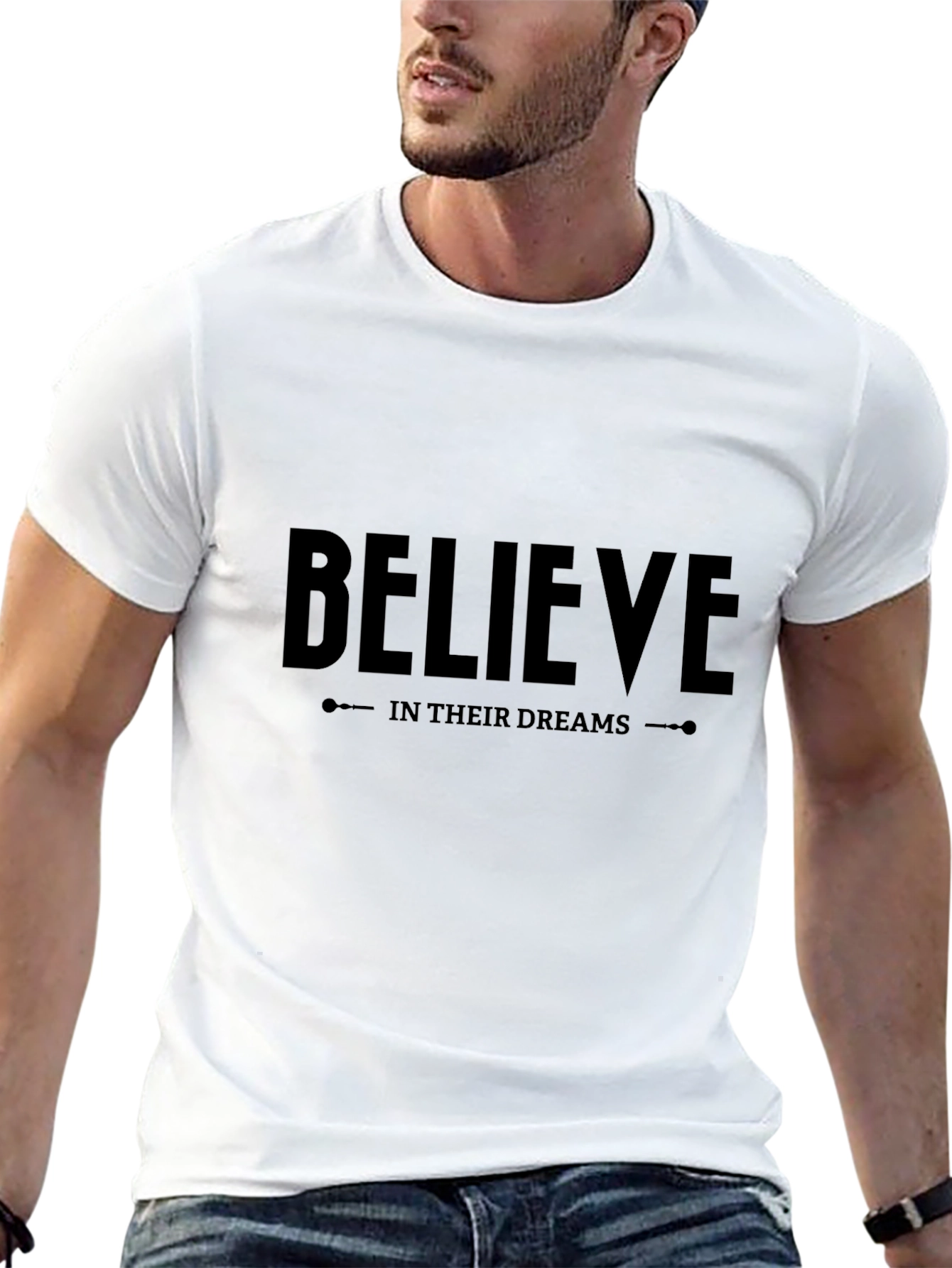 Believe in Their Dreams - Black Graphic Tee