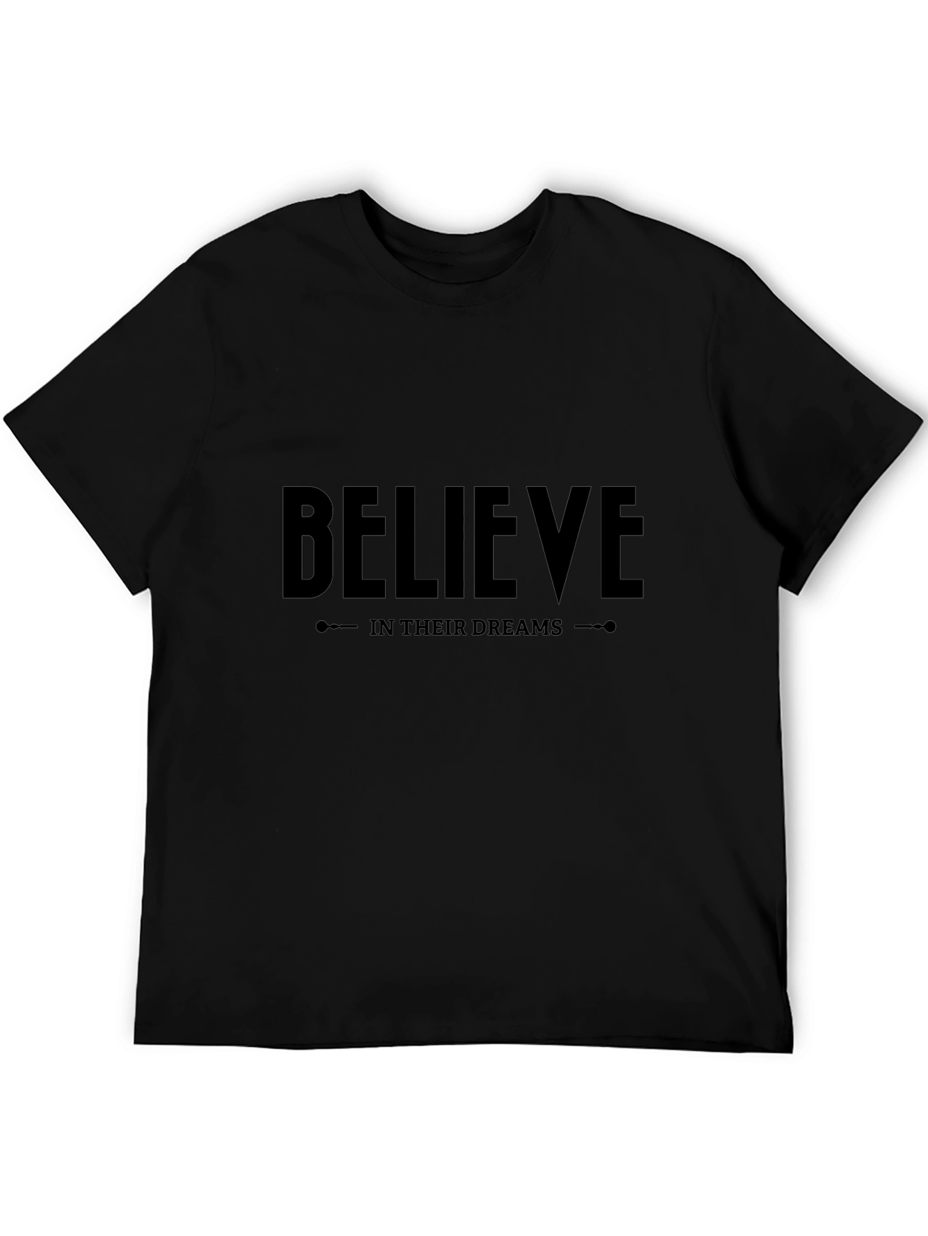 Believe in Their Dreams - Black Graphic Tee
