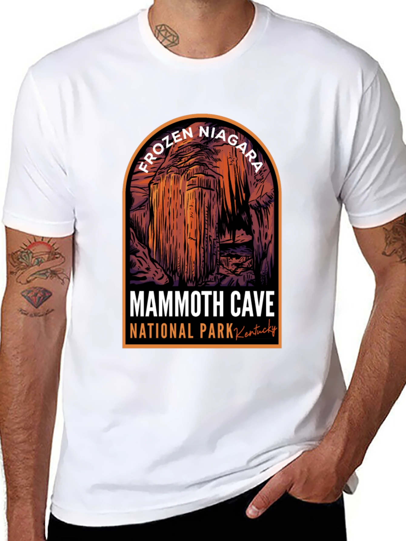 Mammoth Cave National Park Frozen Niagara T-Shirt