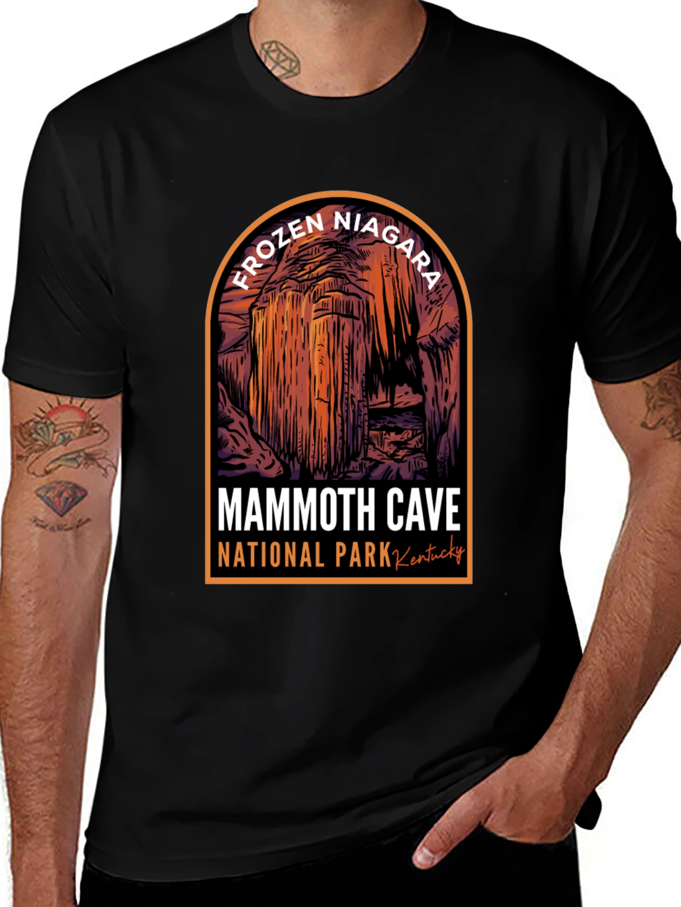 Mammoth Cave National Park Frozen Niagara T-Shirt