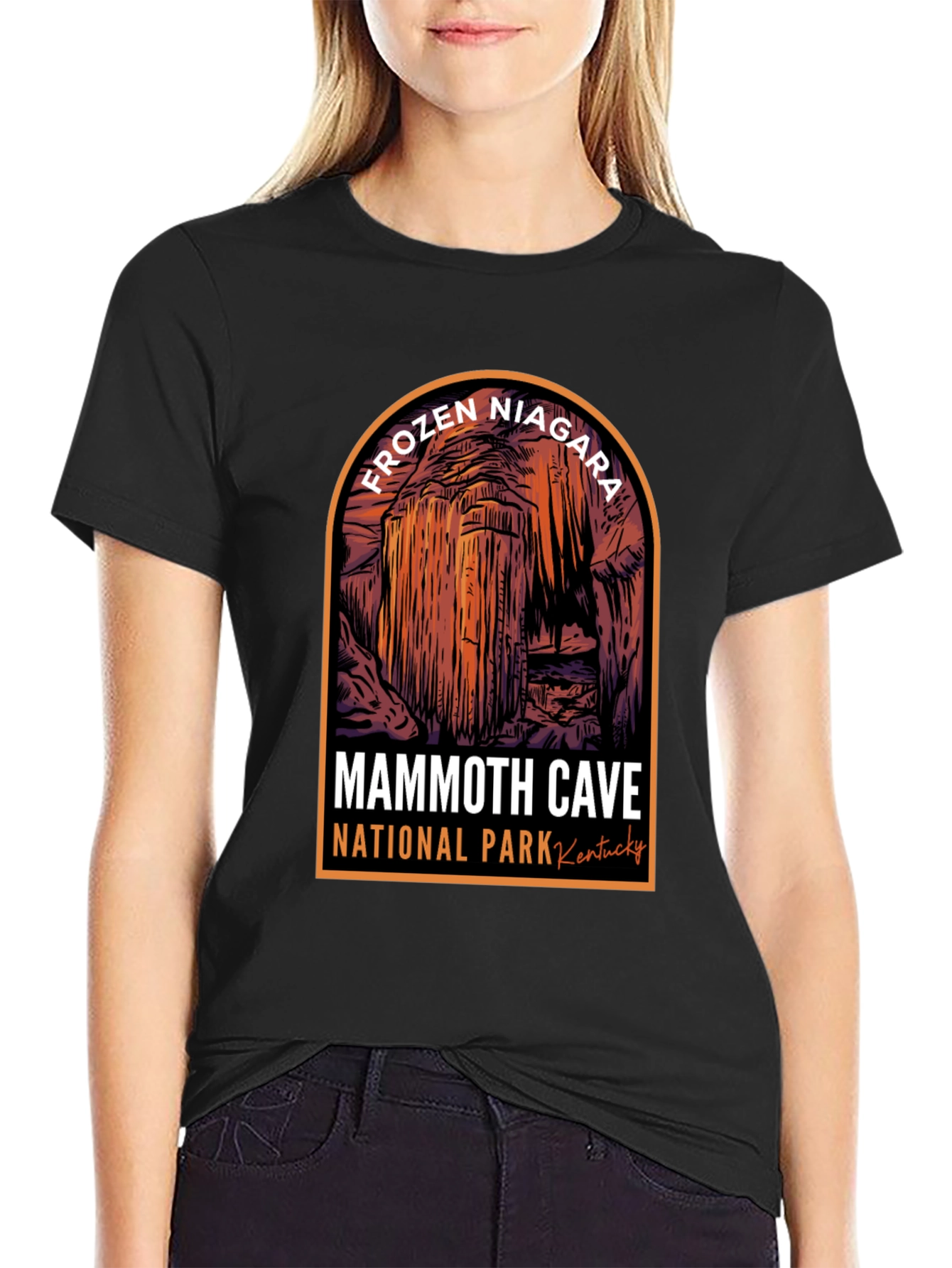 Mammoth Cave National Park Frozen Niagara T-Shirt