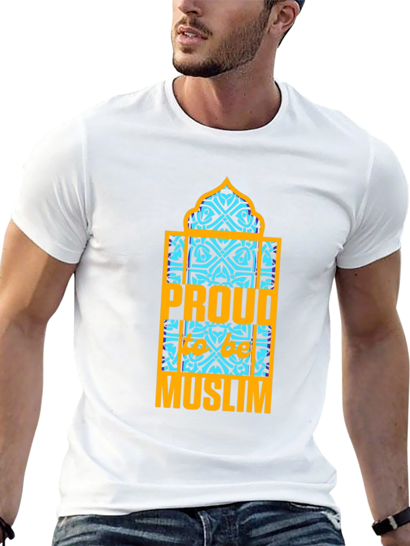 Proud Muslim T-Shirt Islamic Design