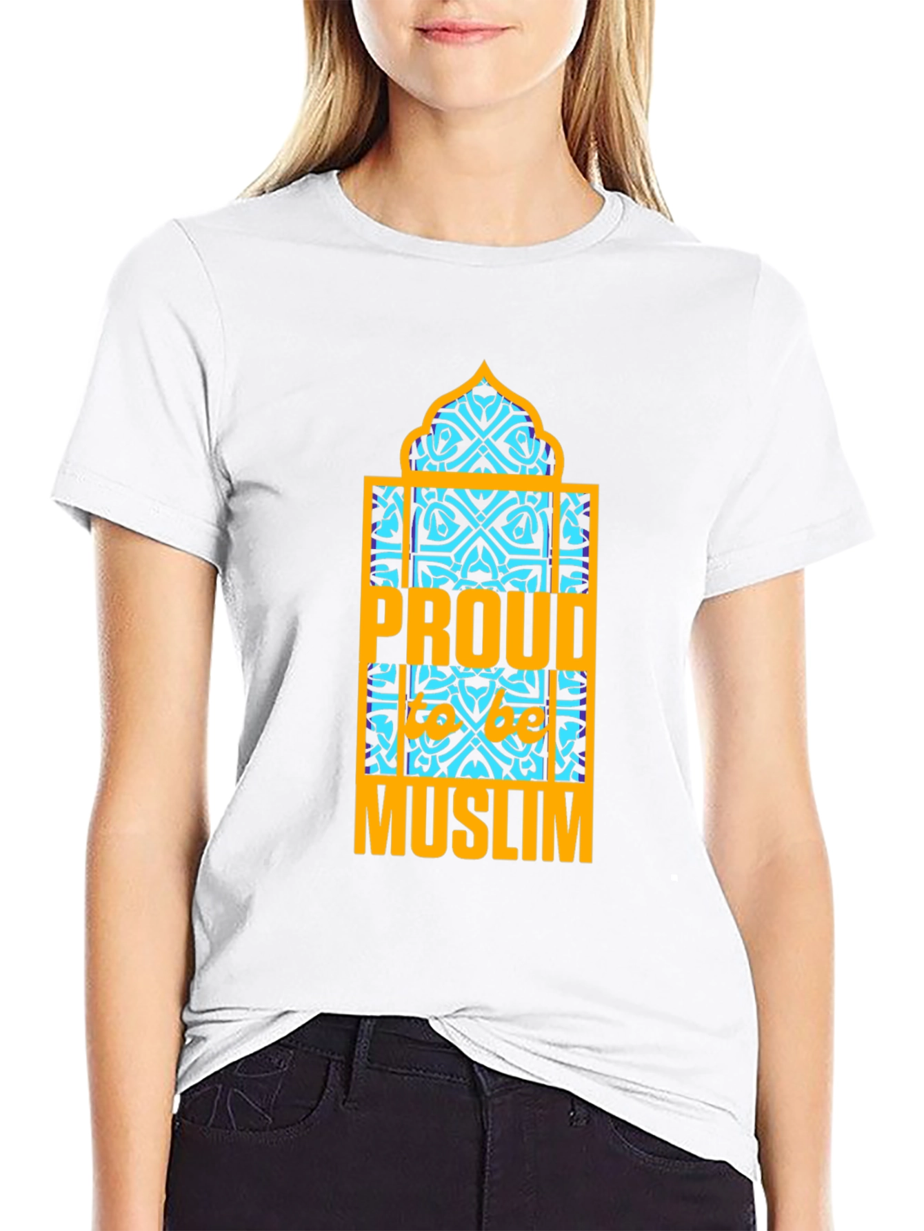 Proud Muslim T-Shirt Islamic Design
