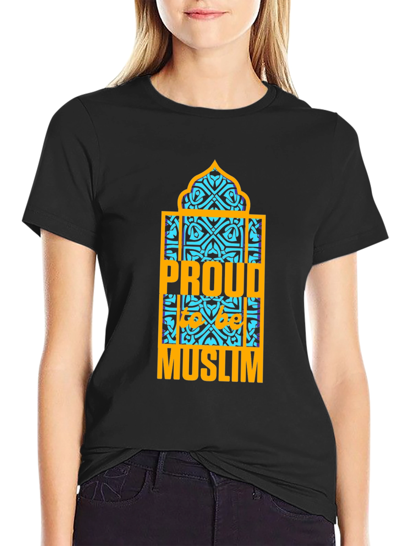Proud Muslim T-Shirt Islamic Design
