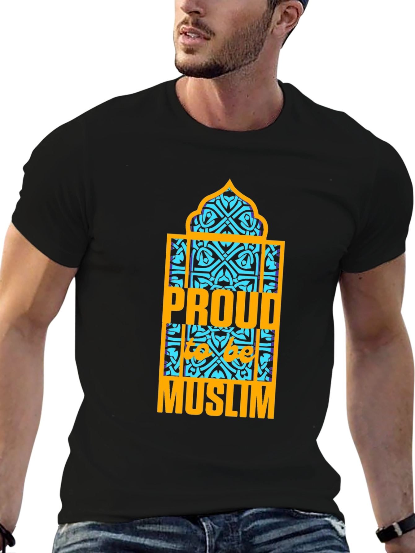 Proud Muslim T-Shirt Islamic Design
