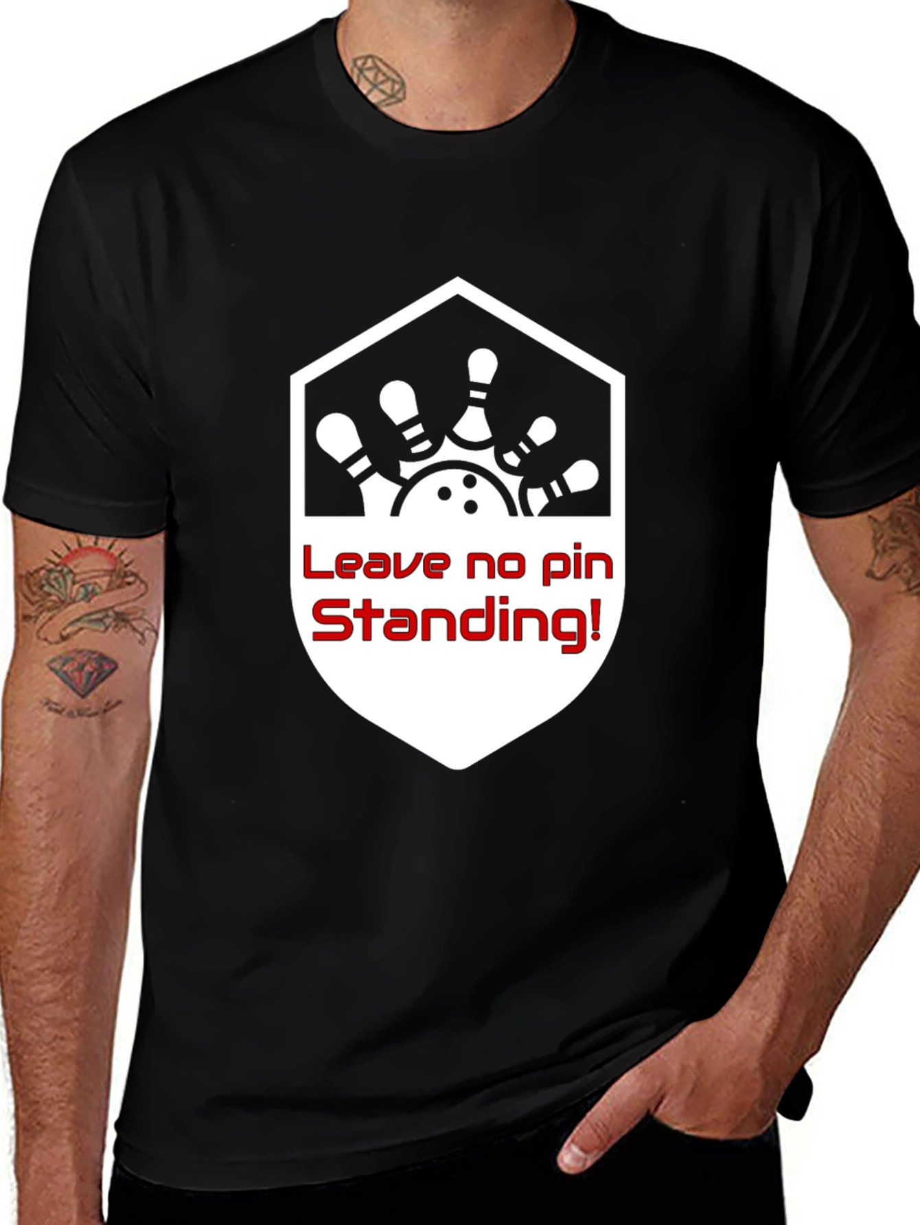Bowling Shirt: Leave No Pin Standing!