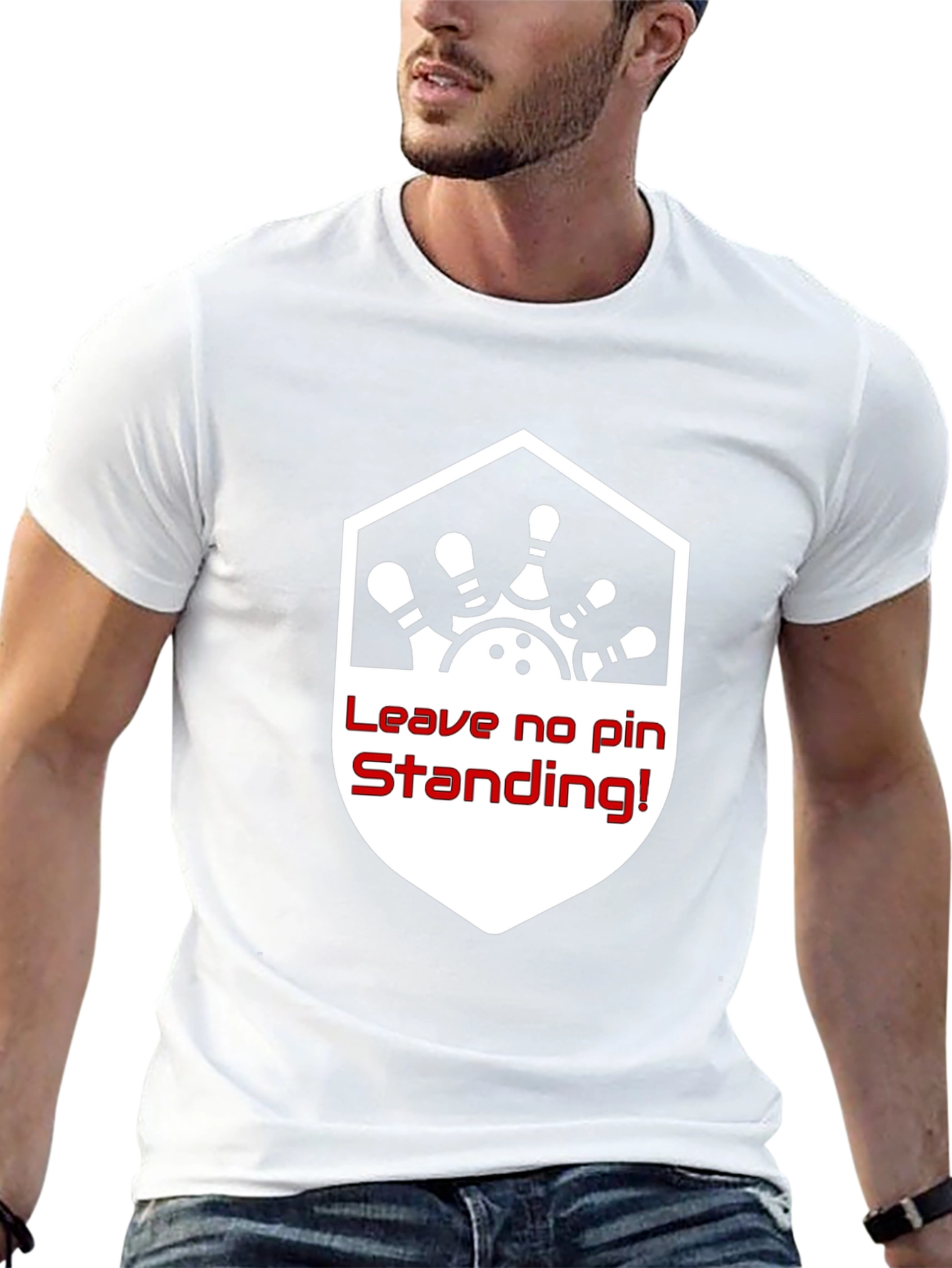 Bowling Shirt: Leave No Pin Standing!