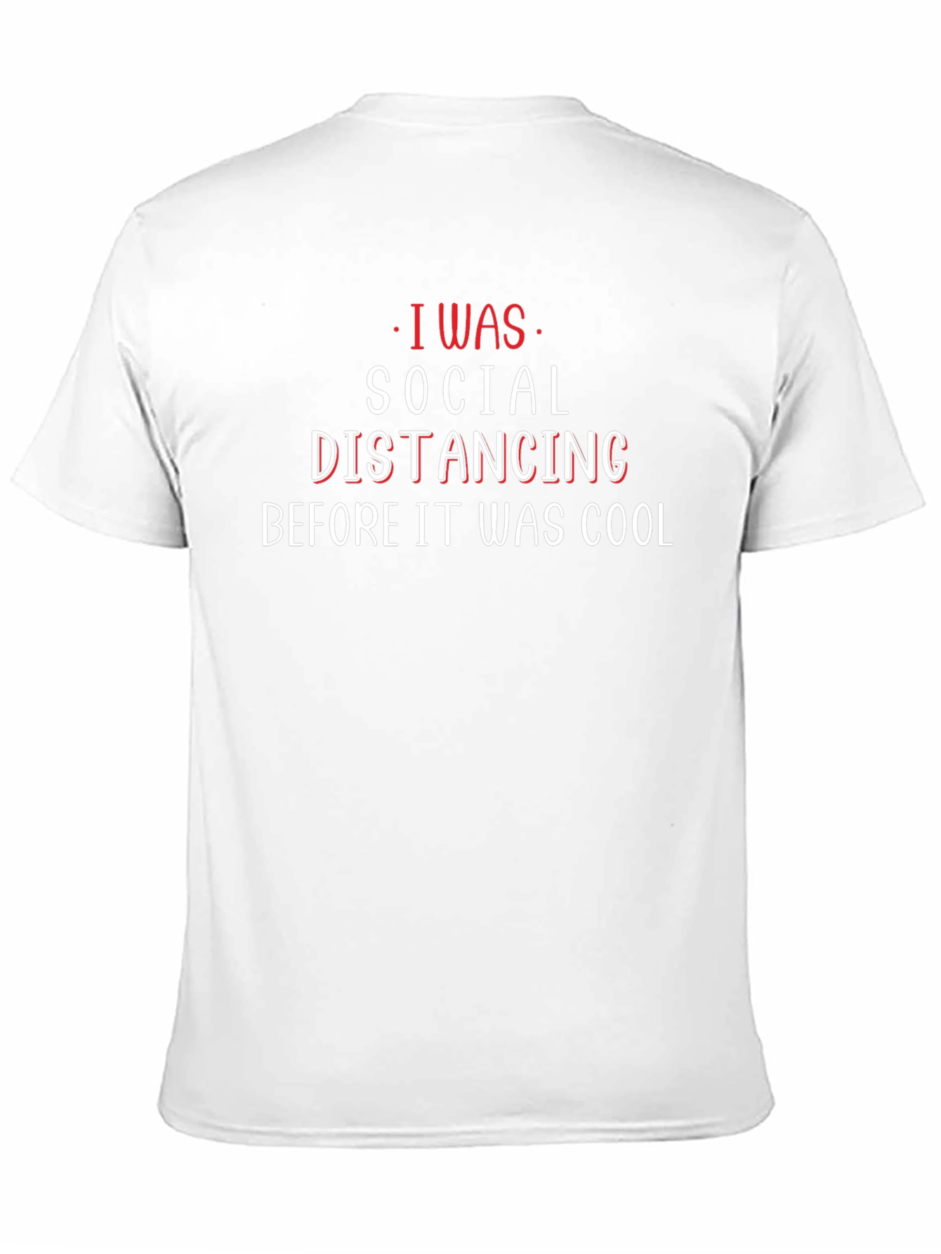 Social Distancing Funny Graphic Tee Shirt