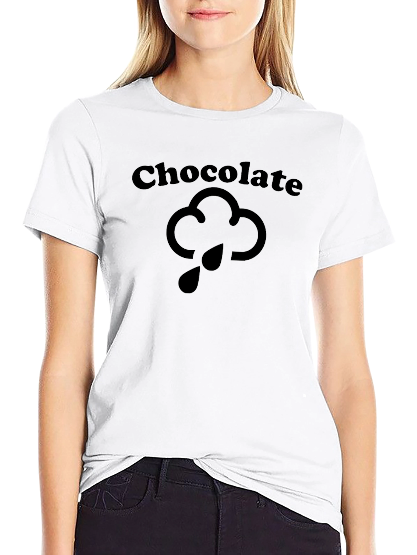 Chocolate Rain T-Shirt - Soft & Stylish Black Tee