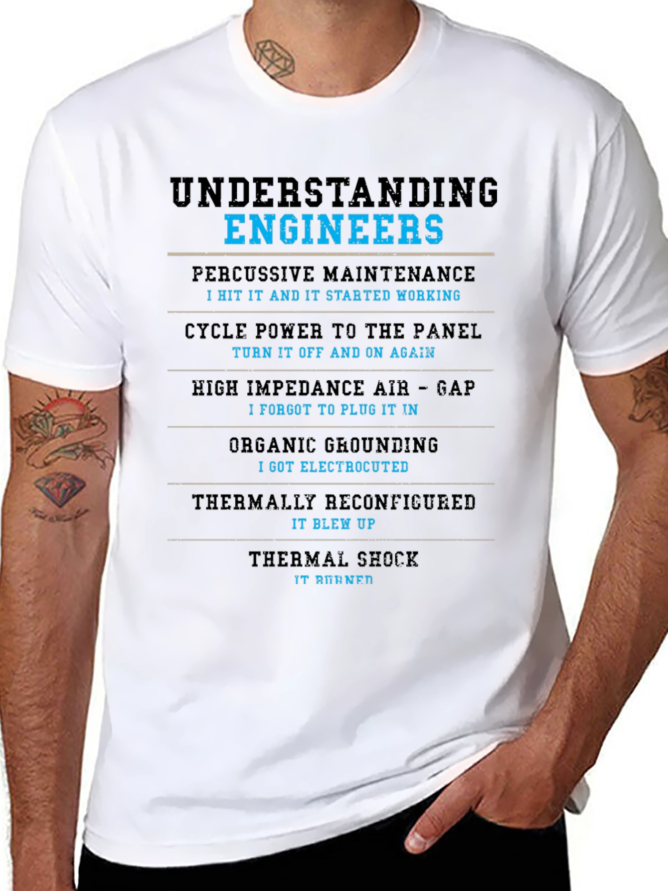 Funny Engineer T-Shirt - Understanding Engineers