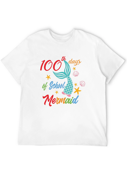 100th Day of School Mermaid T-Shirt