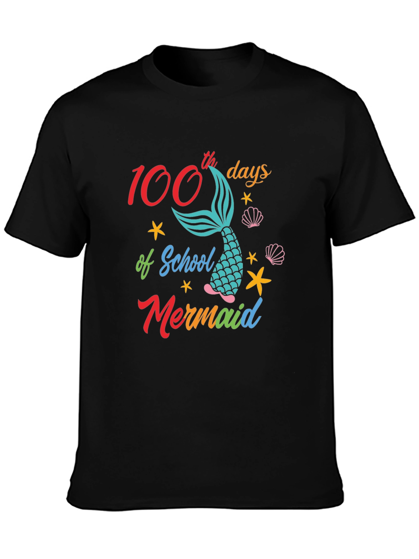 100th Day of School Mermaid T-Shirt