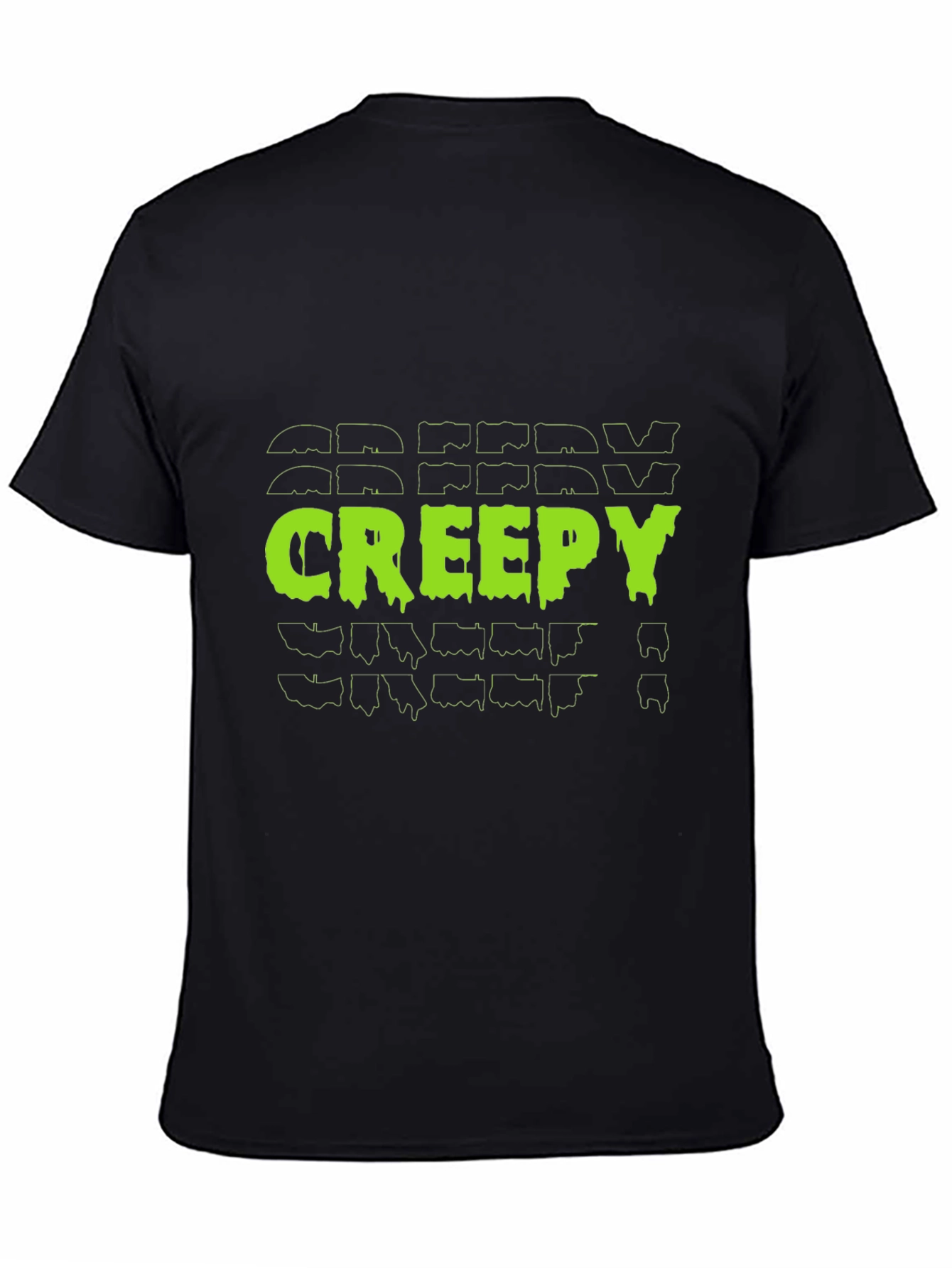 Creepy Graphic Tee - Black Halloween T-Shirt