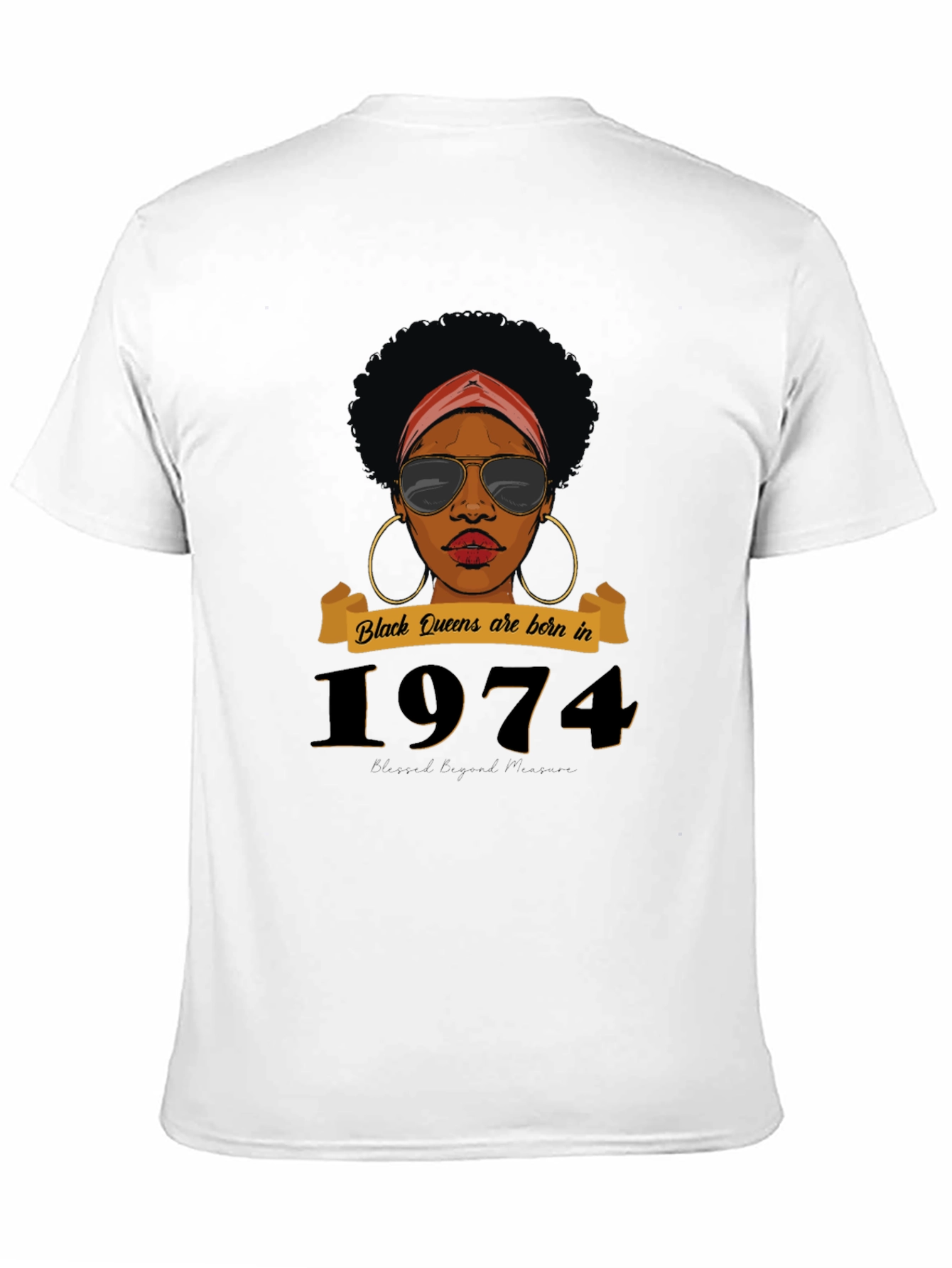 Black Queens Born in 1974 T-Shirt