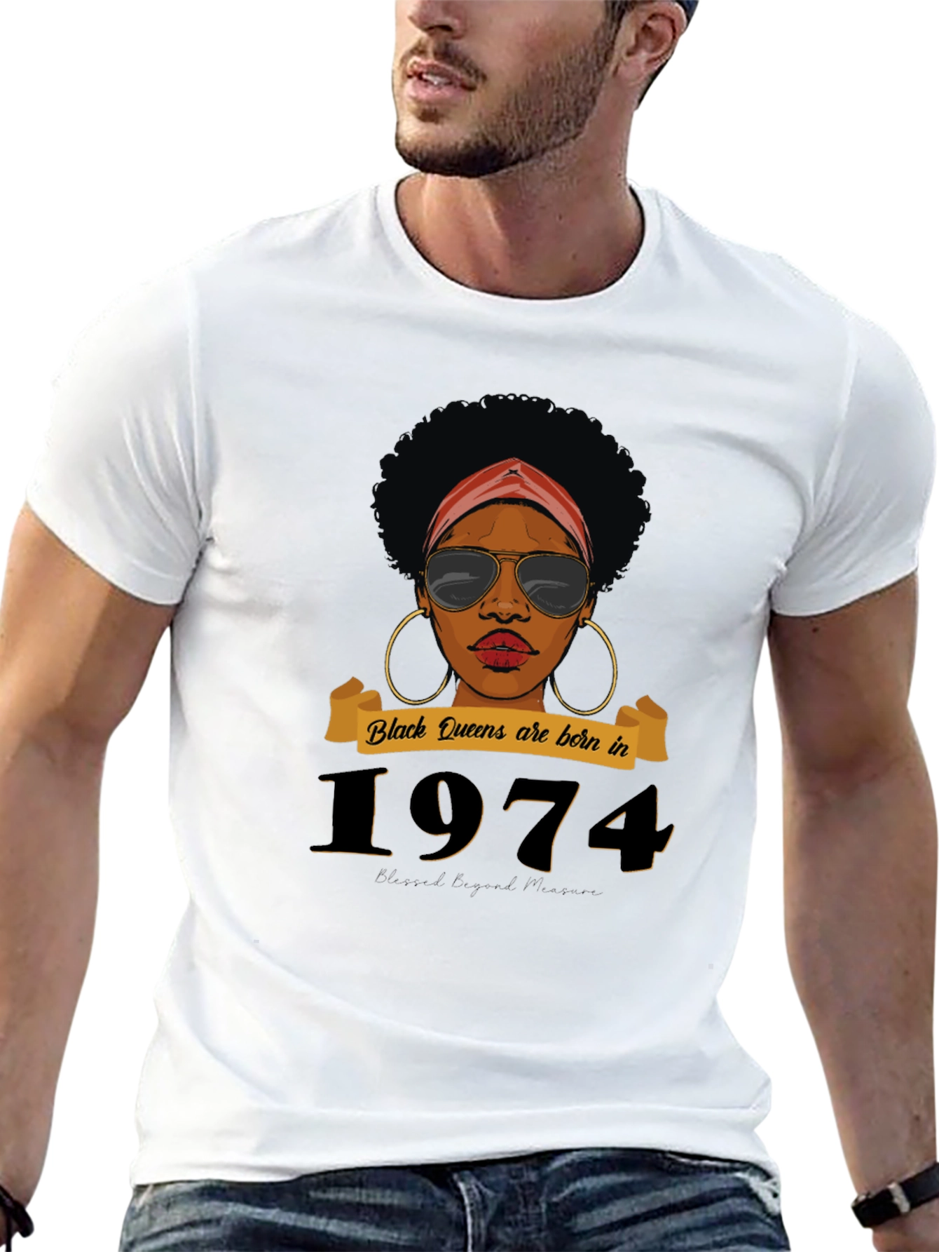Black Queens Born in 1974 T-Shirt