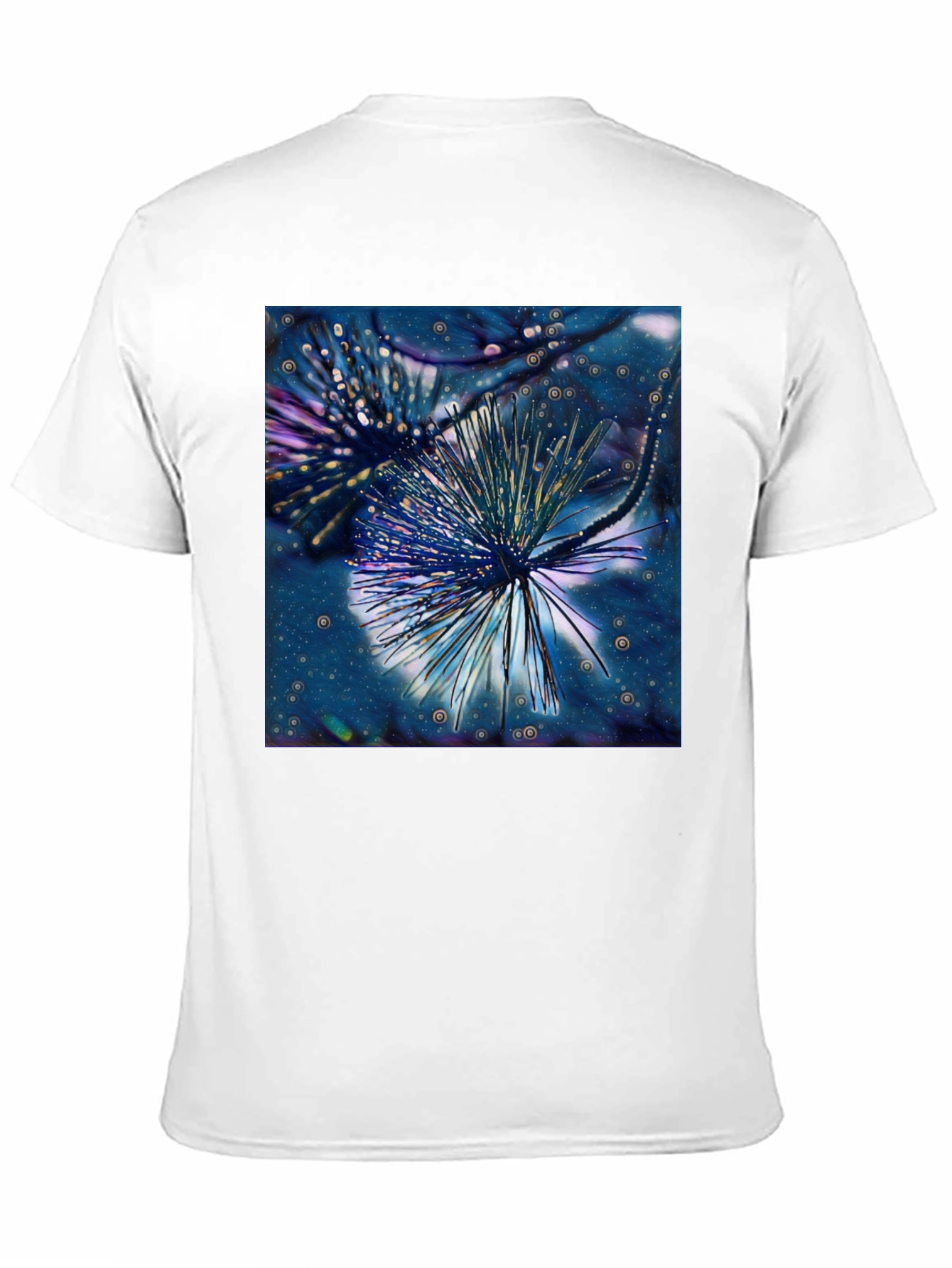 Abstract Floral Tee - Artistic Menswear