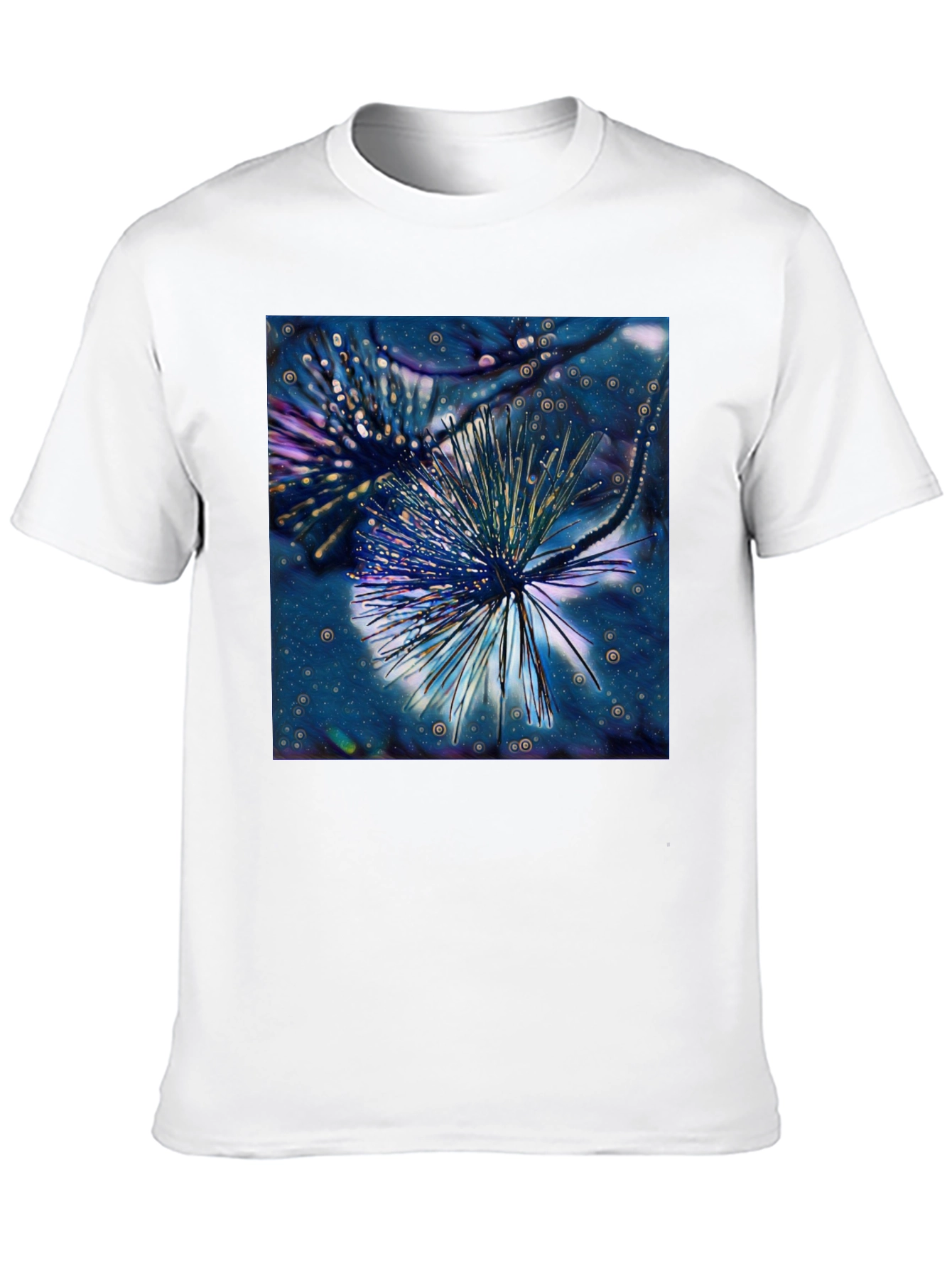 Abstract Floral Tee - Artistic Menswear