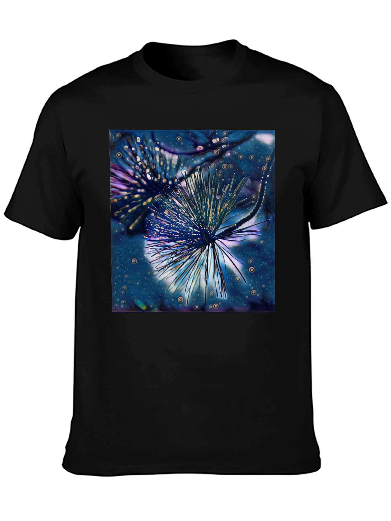 Abstract Floral Tee - Artistic Menswear