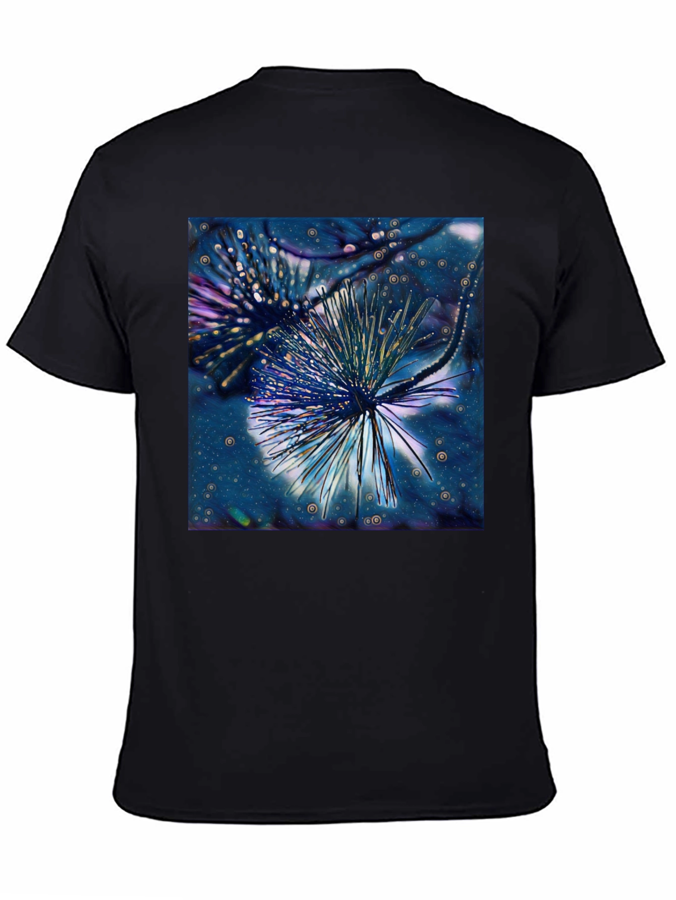 Abstract Floral Tee - Artistic Menswear