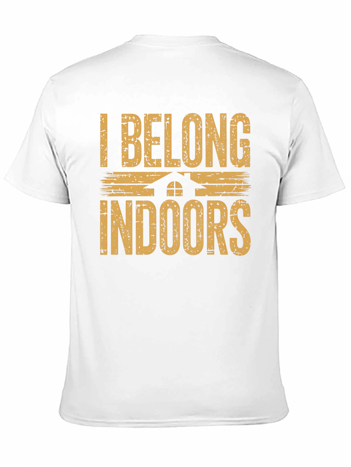 I Belong Indoors Graphic T-Shirt