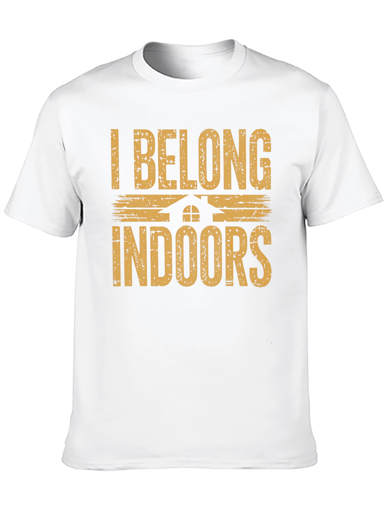 I Belong Indoors Graphic T-Shirt