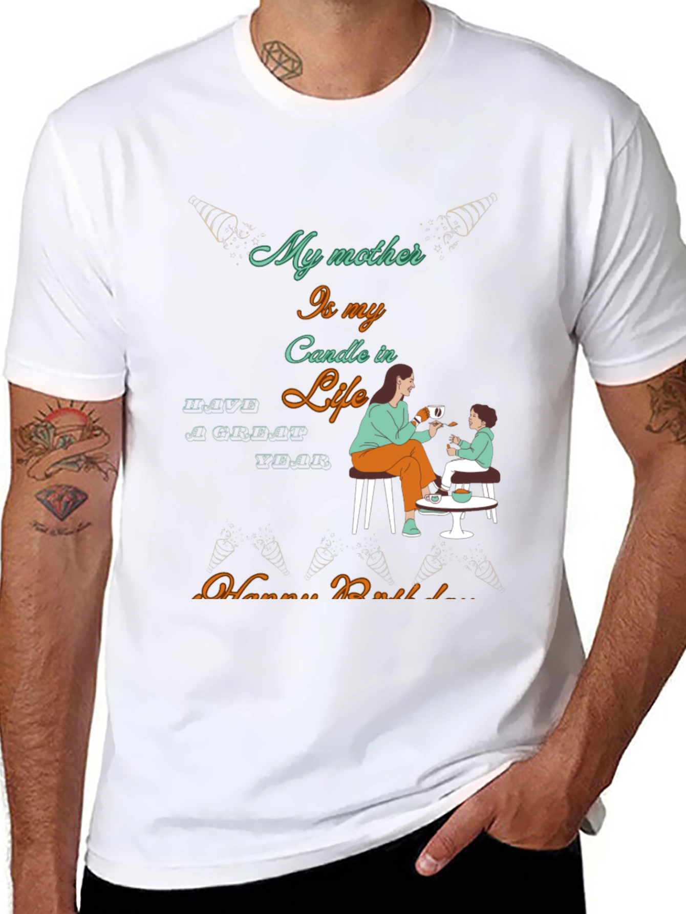 Mothers Love Birthday T-Shirt