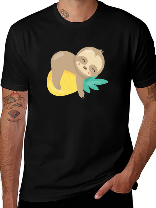 Cute Sloth Pineapple T-Shirt
