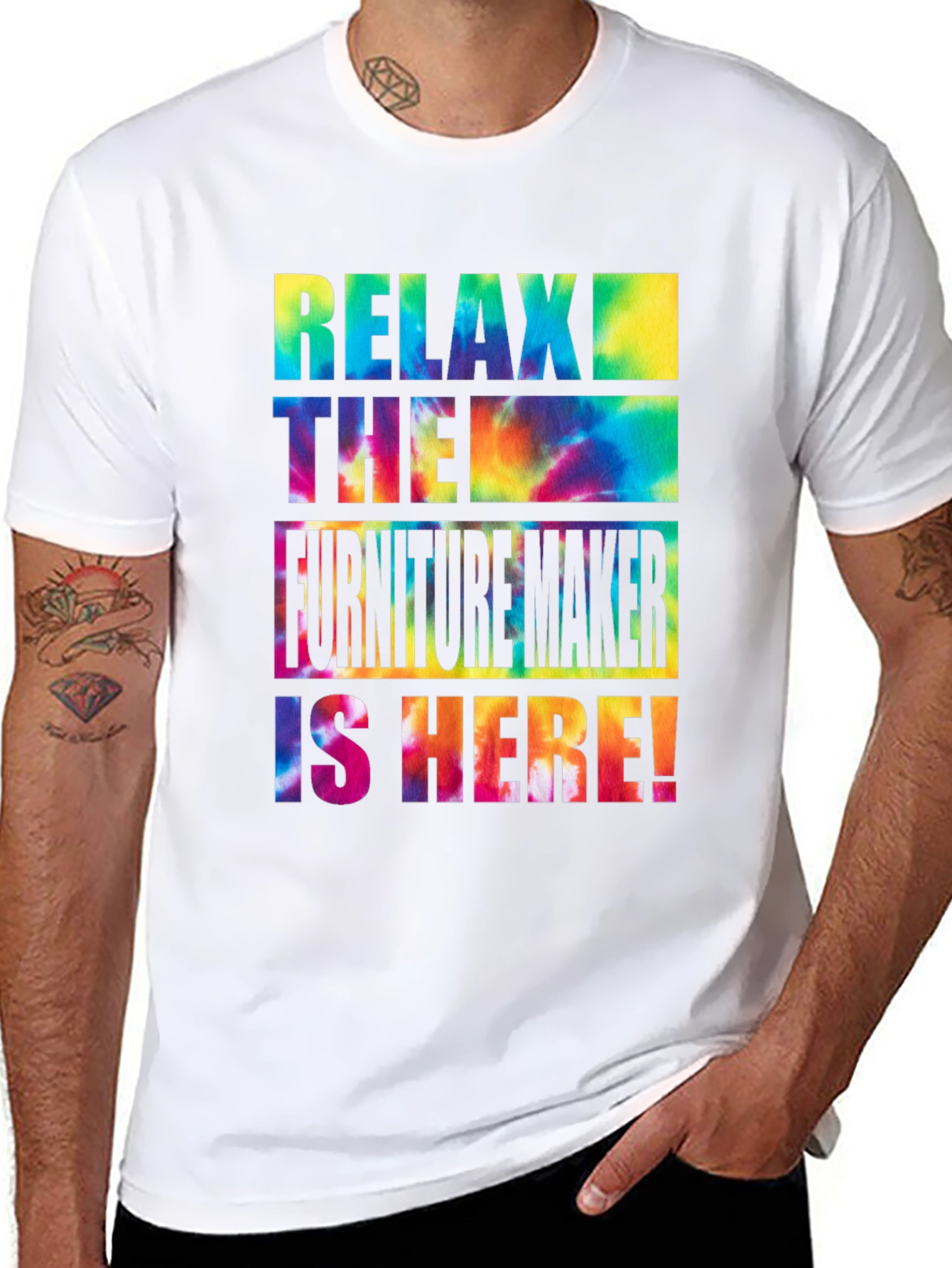 Relax The Furniture Maker is Here! T-Shirt