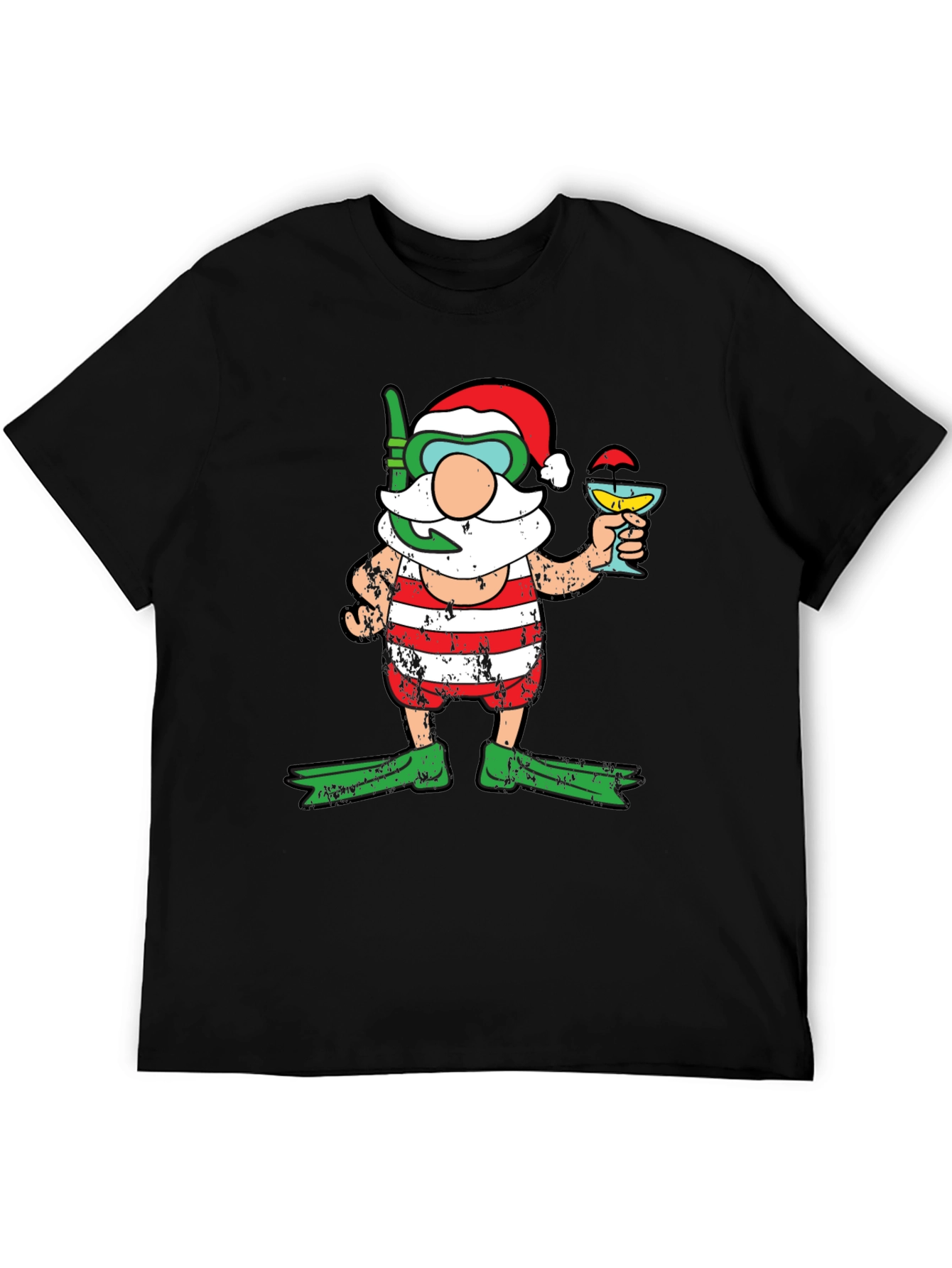 Santa Diver Holiday T-Shirt
