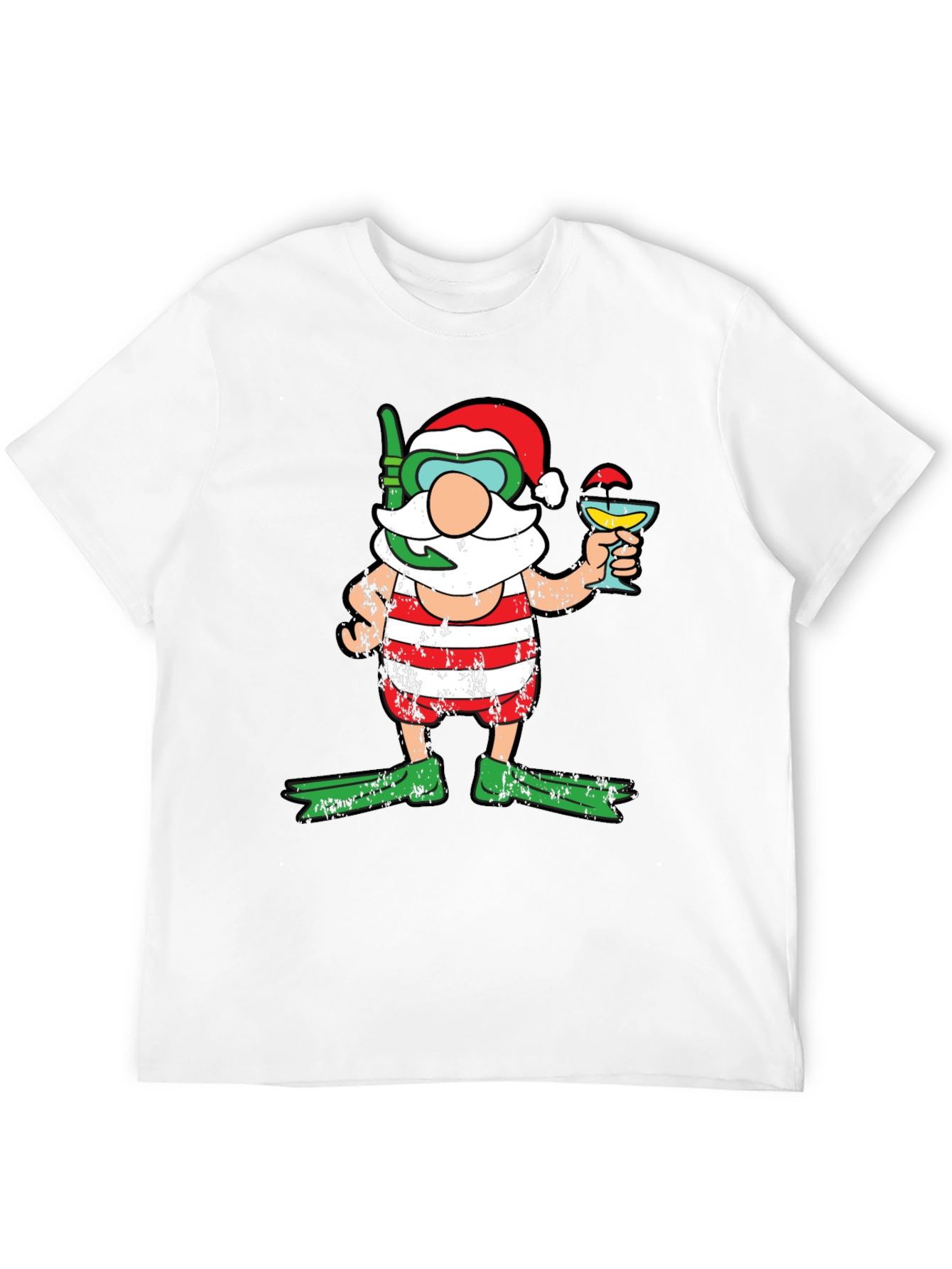 Santa Diver Holiday T-Shirt