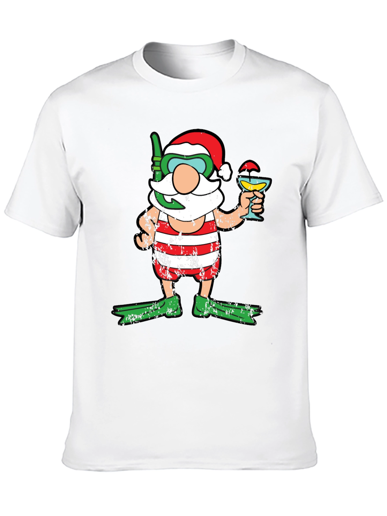 Santa Diver Holiday T-Shirt