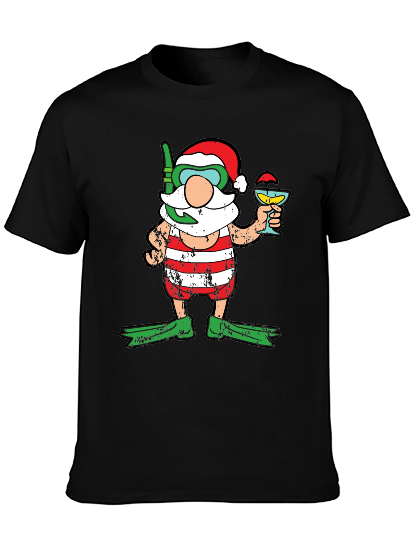 Santa Diver Holiday T-Shirt