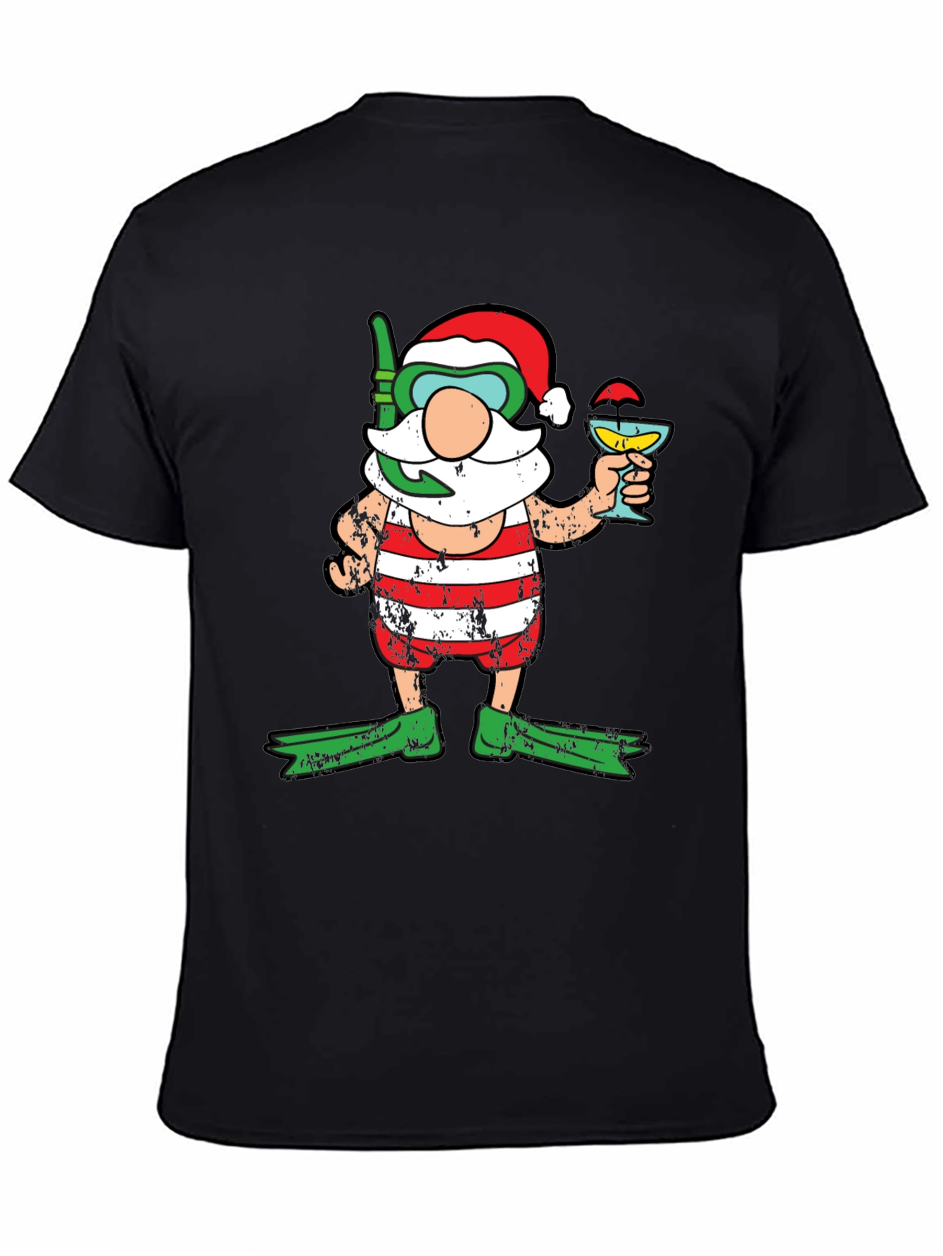 Santa Diver Holiday T-Shirt