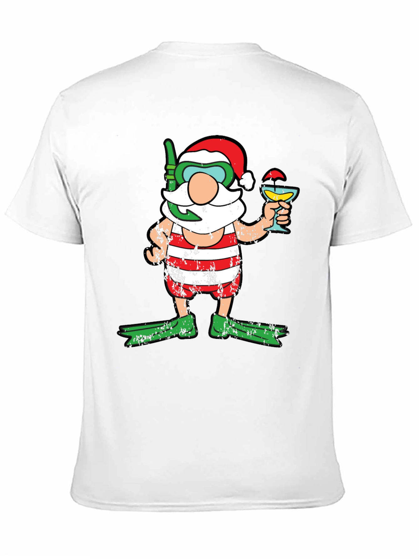 Santa Diver Holiday T-Shirt