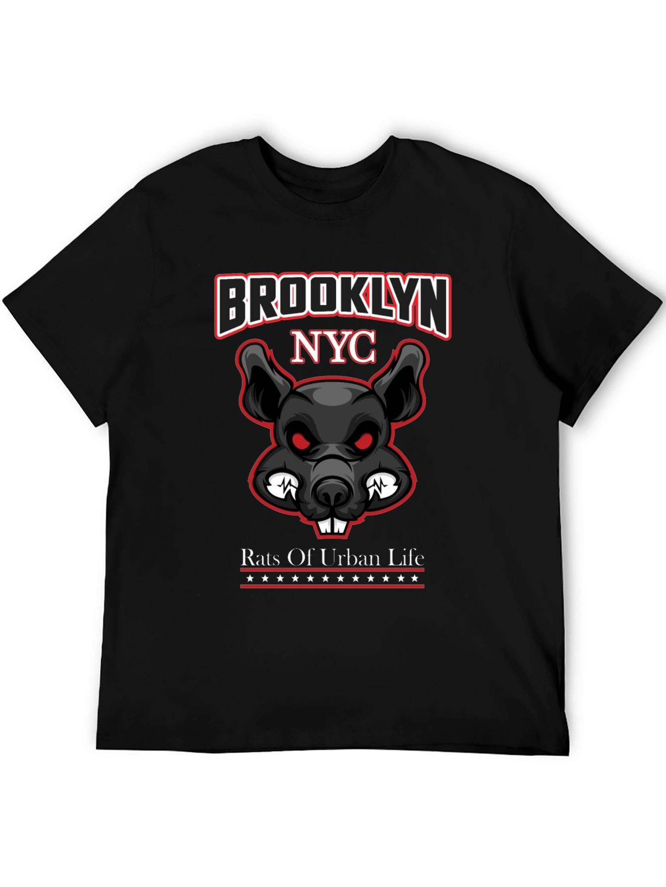 Brooklyn NYC Rat Graphic T-Shirt