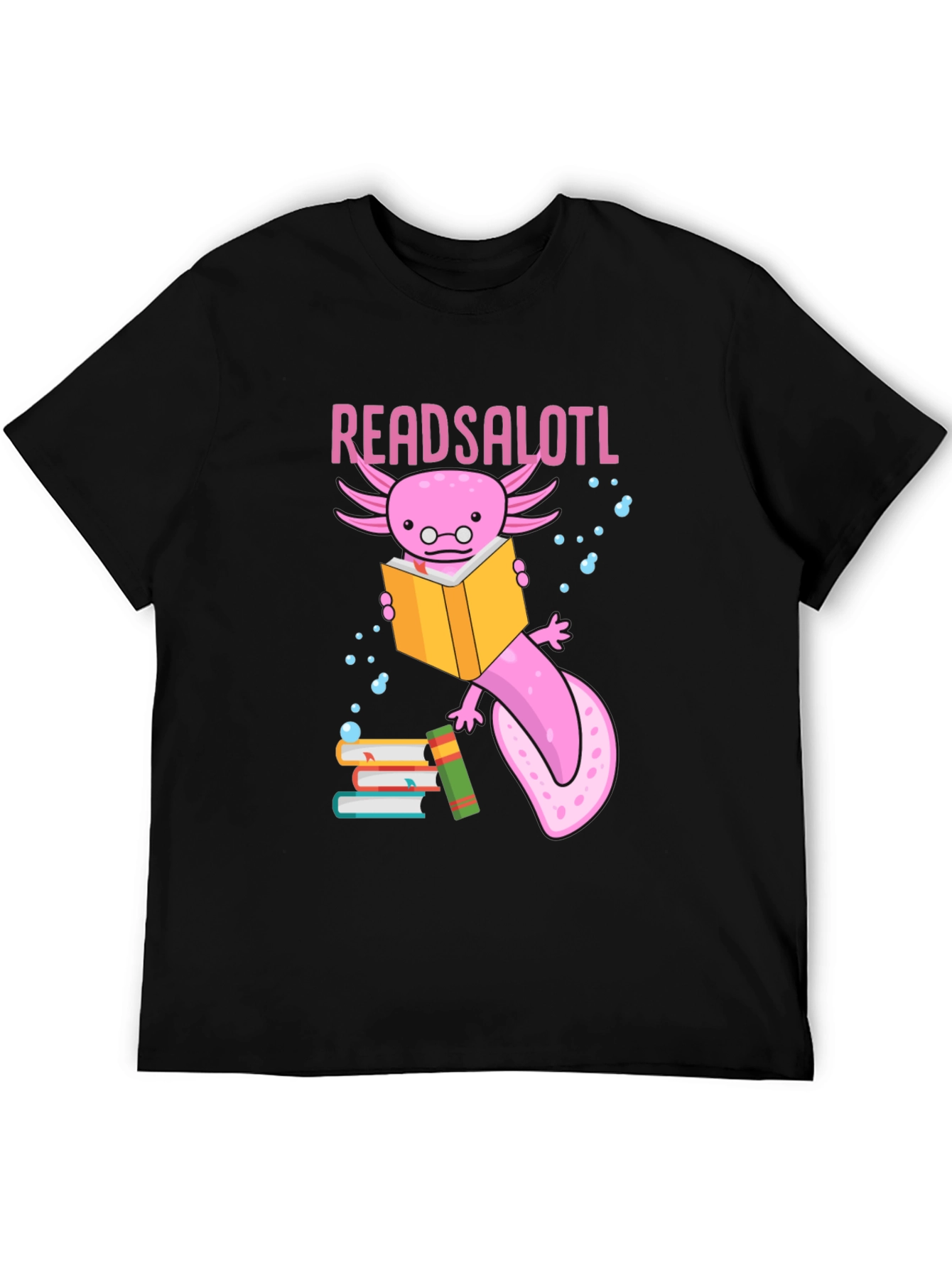 ReadsALOTL Axolotl Reading T-Shirt