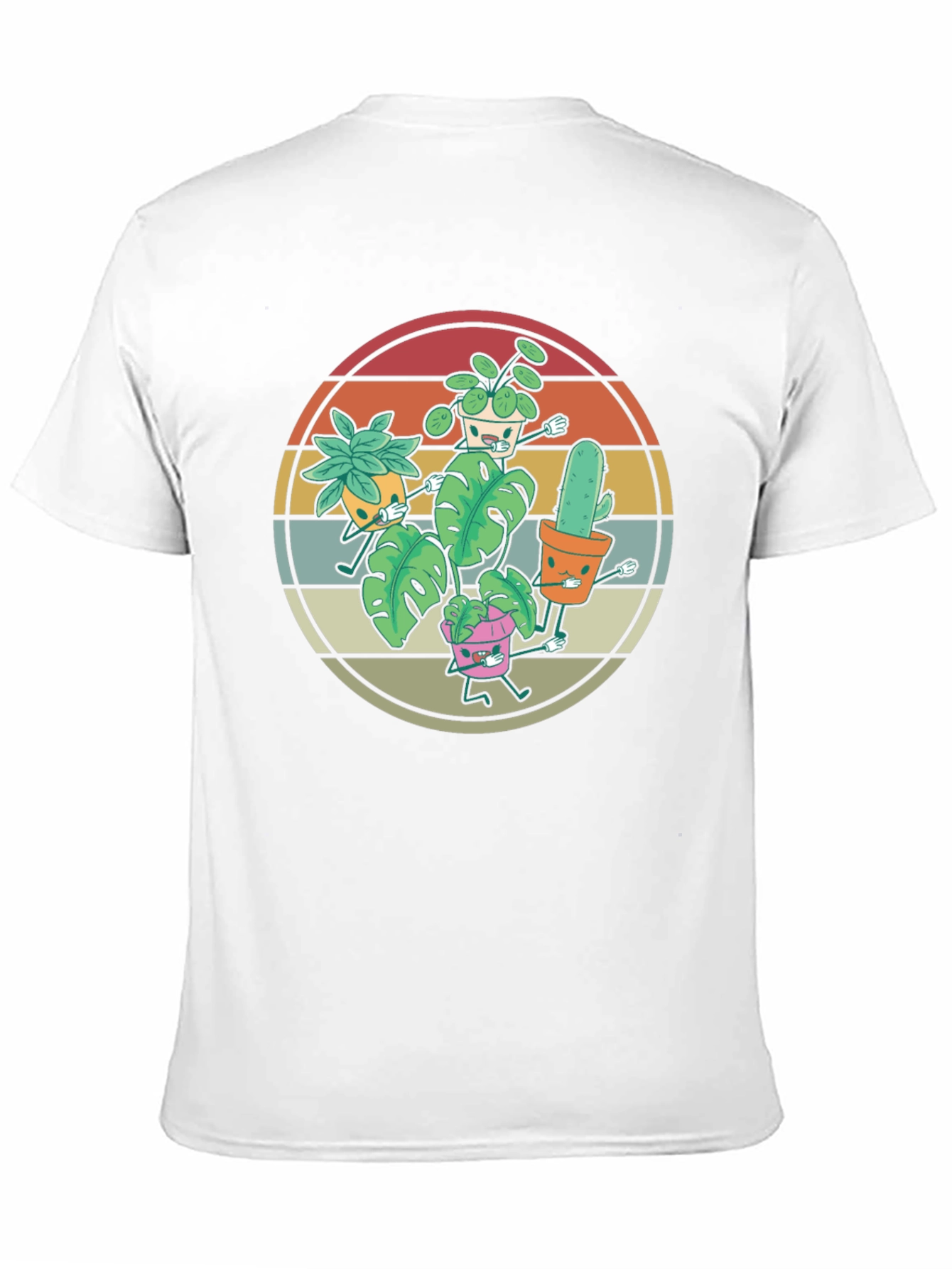 Retro Plant Lover T-Shirt - Dancing Plants