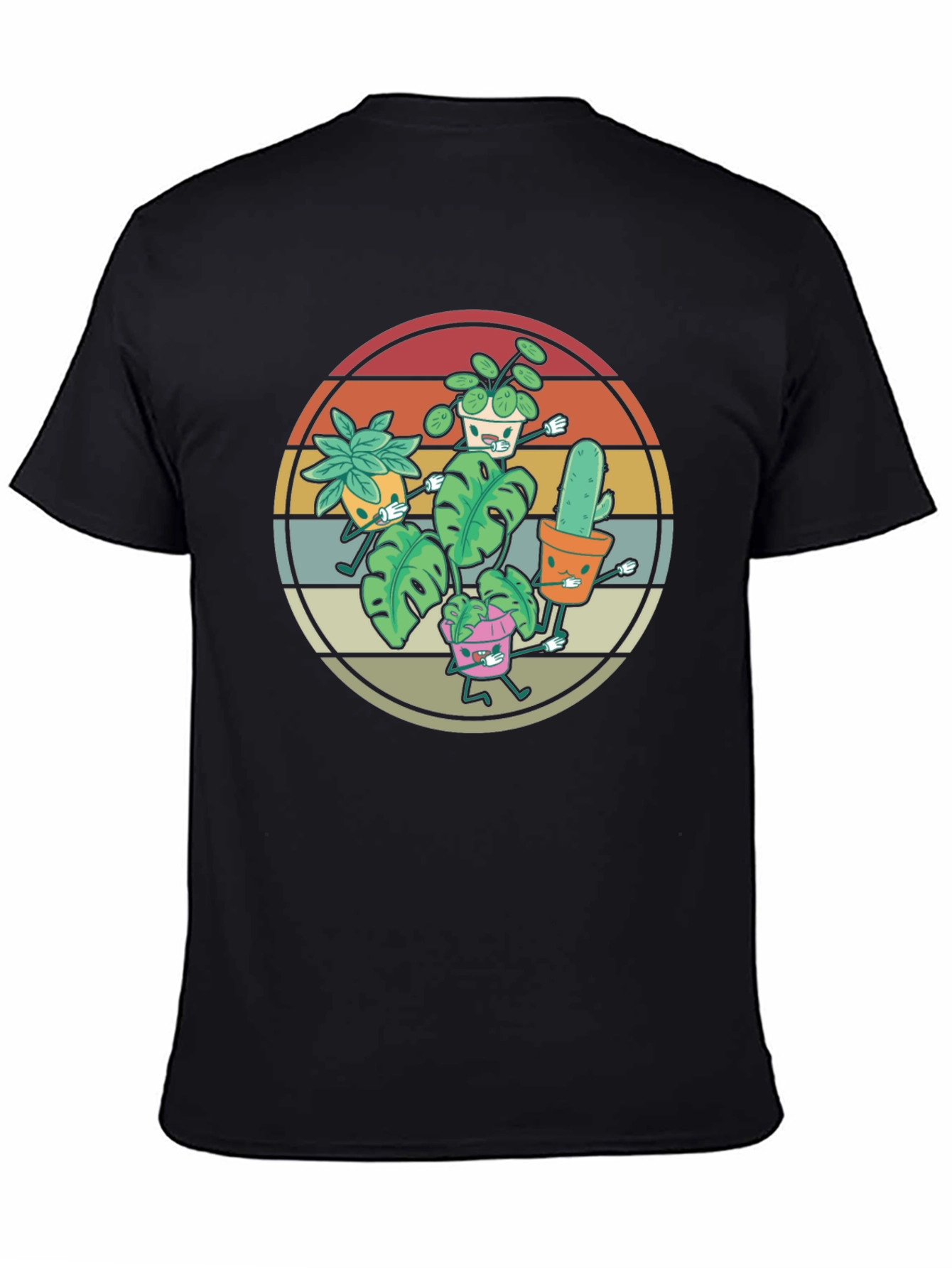 Retro Plant Lover T-Shirt - Dancing Plants