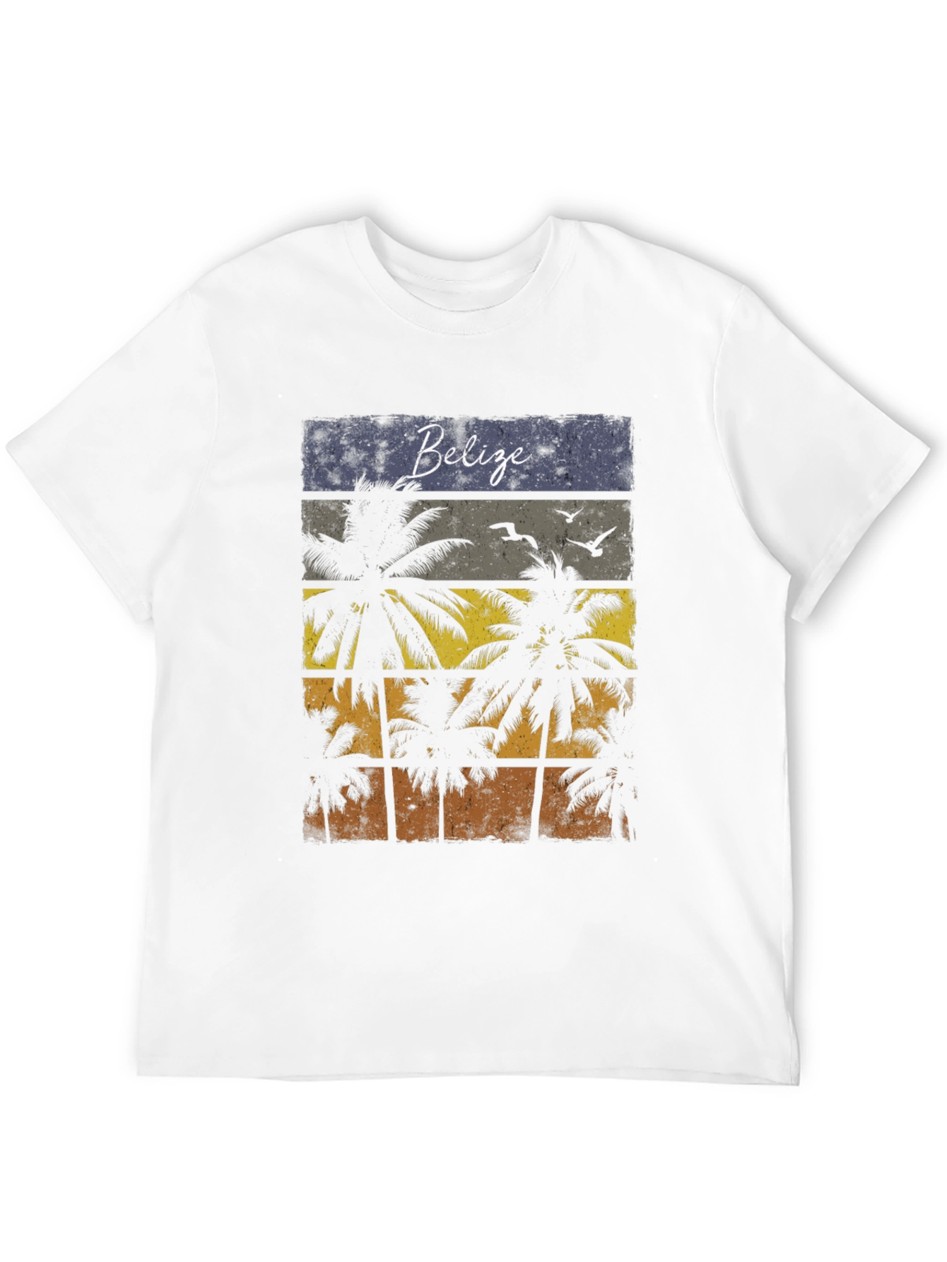 Belize Palm Tree T-Shirt - Tropical Graphic Tee