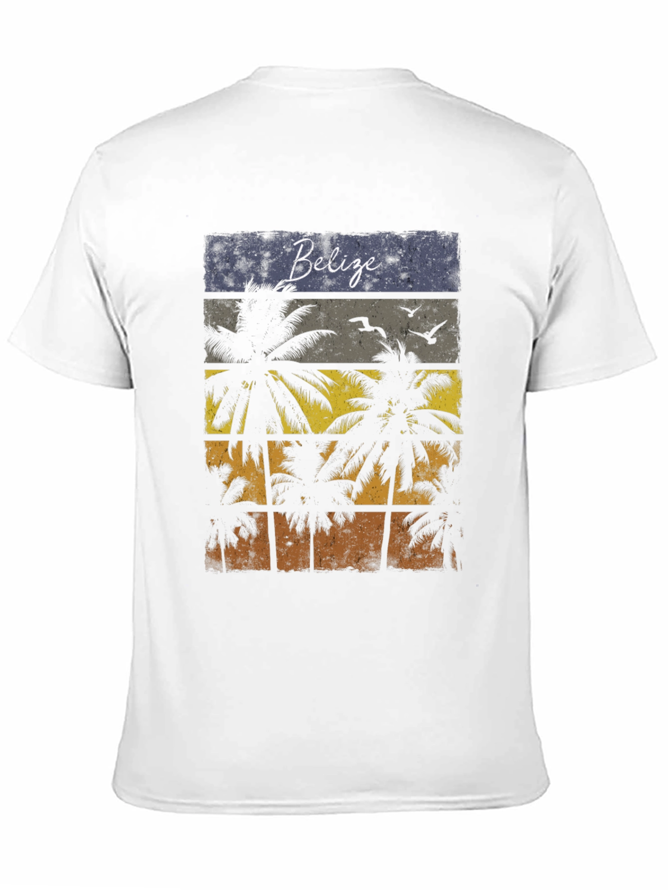 Belize Palm Tree T-Shirt - Tropical Graphic Tee