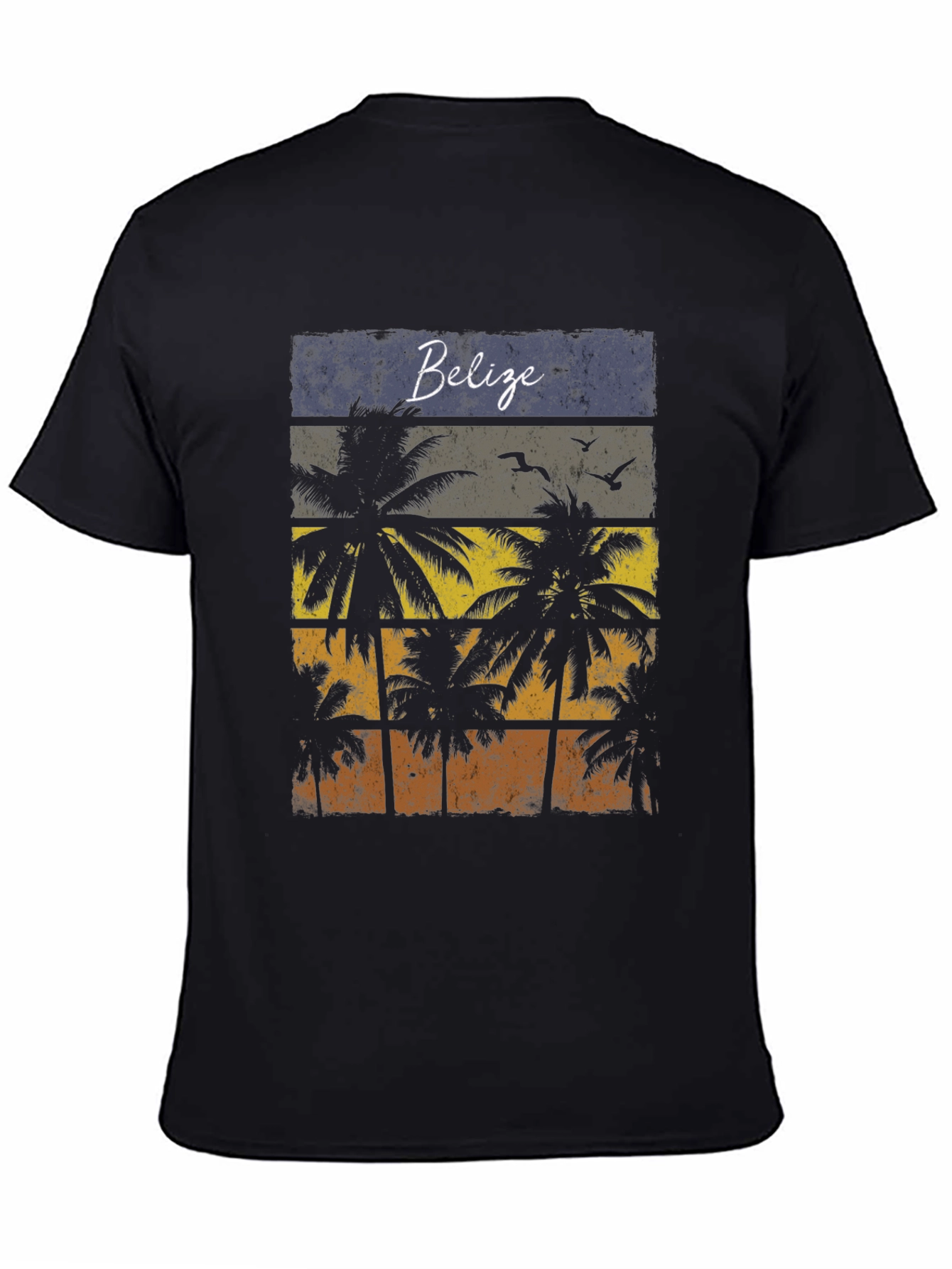 Belize Palm Tree T-Shirt - Tropical Graphic Tee