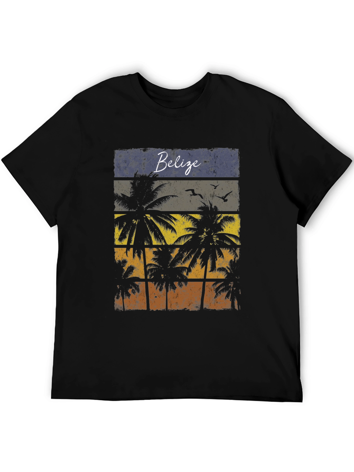Belize Palm Tree T-Shirt - Tropical Graphic Tee