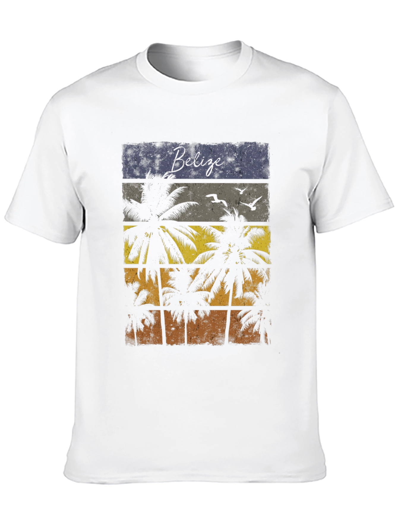 Belize Palm Tree T-Shirt - Tropical Graphic Tee