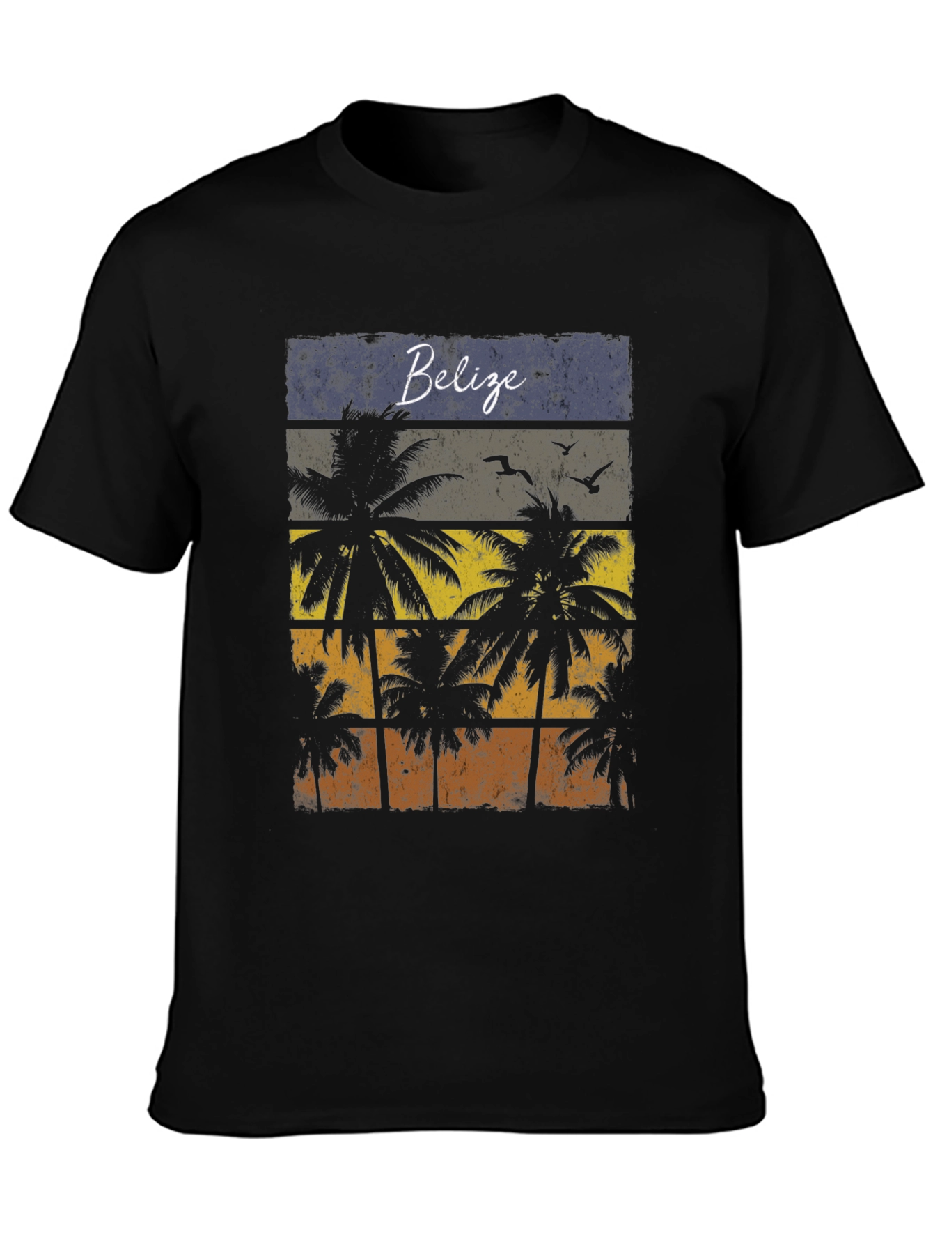 Belize Palm Tree T-Shirt - Tropical Graphic Tee