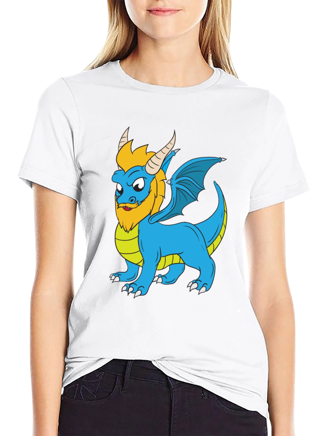 Dragon Cartoon Graphic T-Shirt