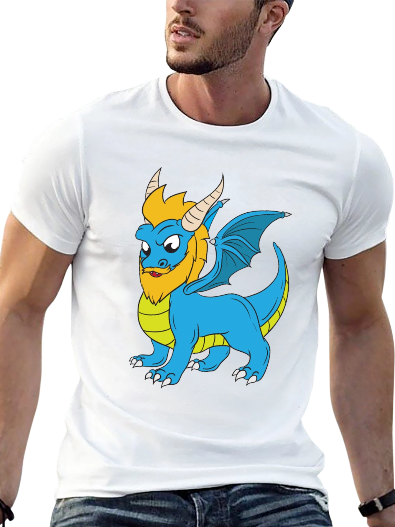 Dragon Cartoon Graphic T-Shirt